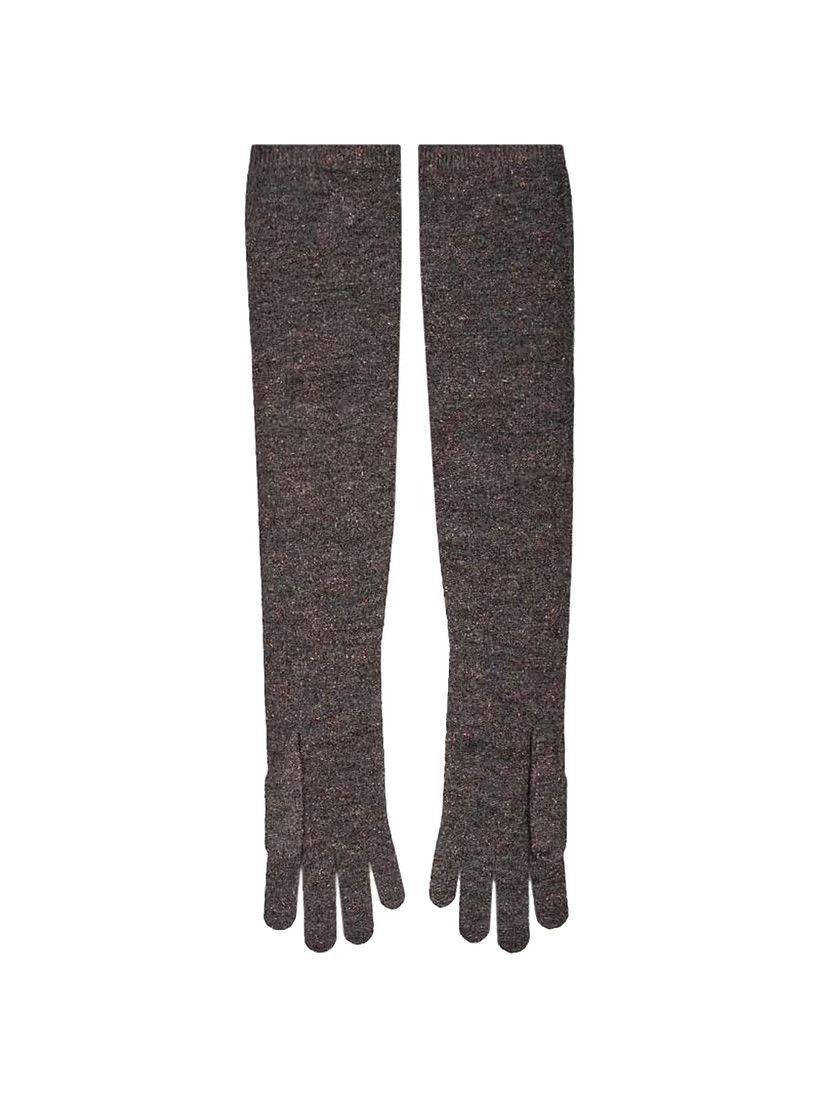 Brunello Cucinelli o1y0725 Size : S / Gloves in Gray Size ONE SIZE - 2 Thumbnail