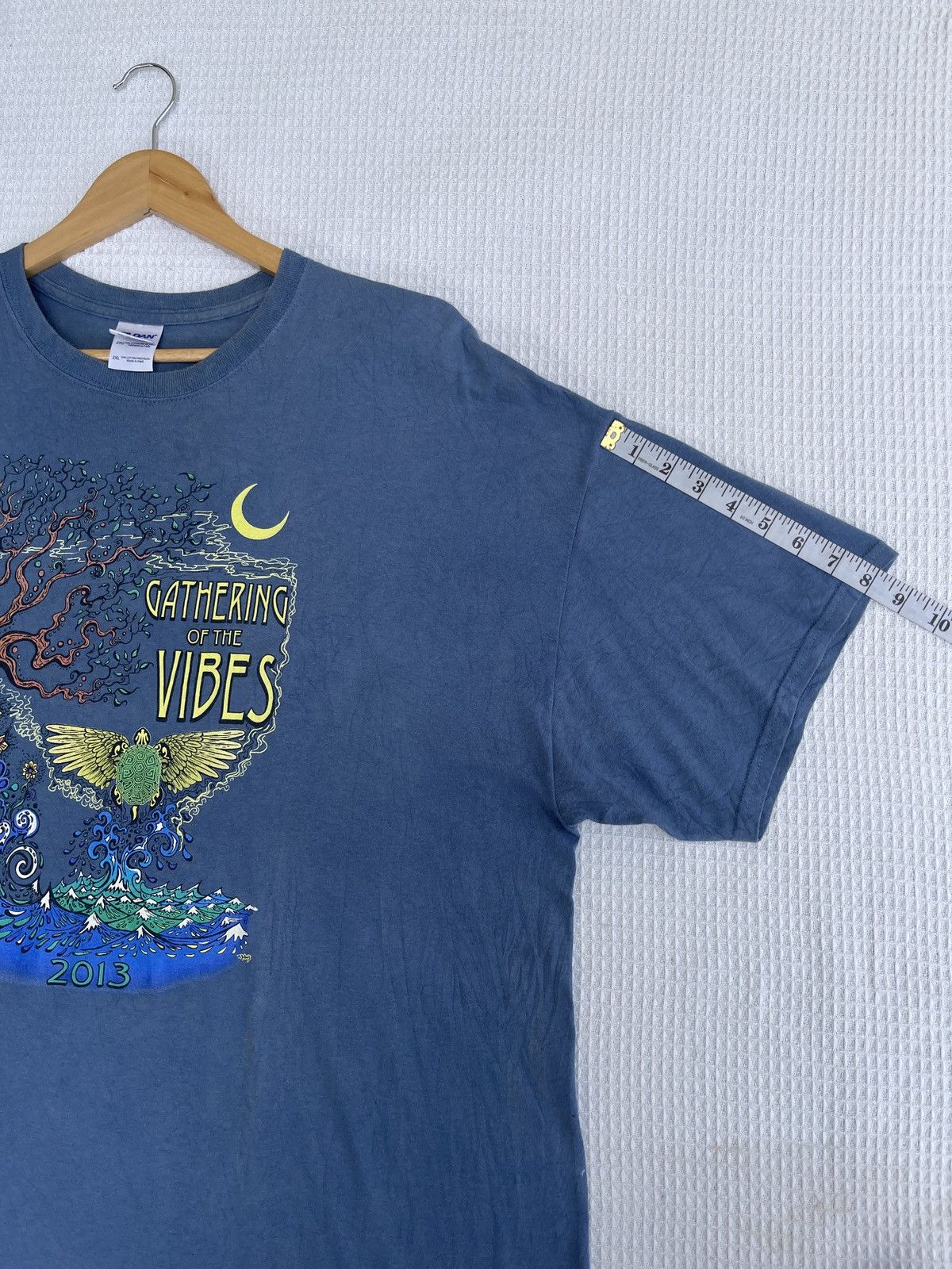 Band Tees Rare🔥Vtg Gathering Of The Vibes Band Grateful Dead Tee Size US XXL / EU 58 / 5 - 11 Thumbnail