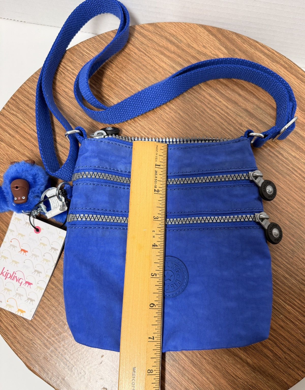Other Kipling Glacierblu Alvar Crossbody Monkey Keychain Size ONE SIZE - 9 Thumbnail