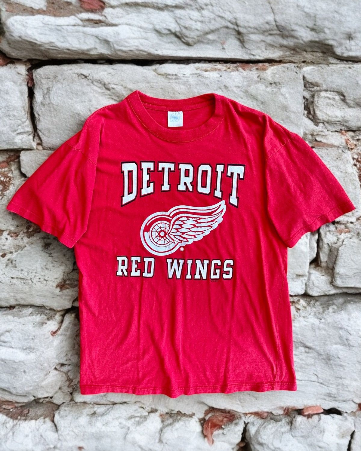 NHL × Vintage 1990s Detroit Red Wings Tee Size US XL / EU 56 / 4 - 1 Thumbnail