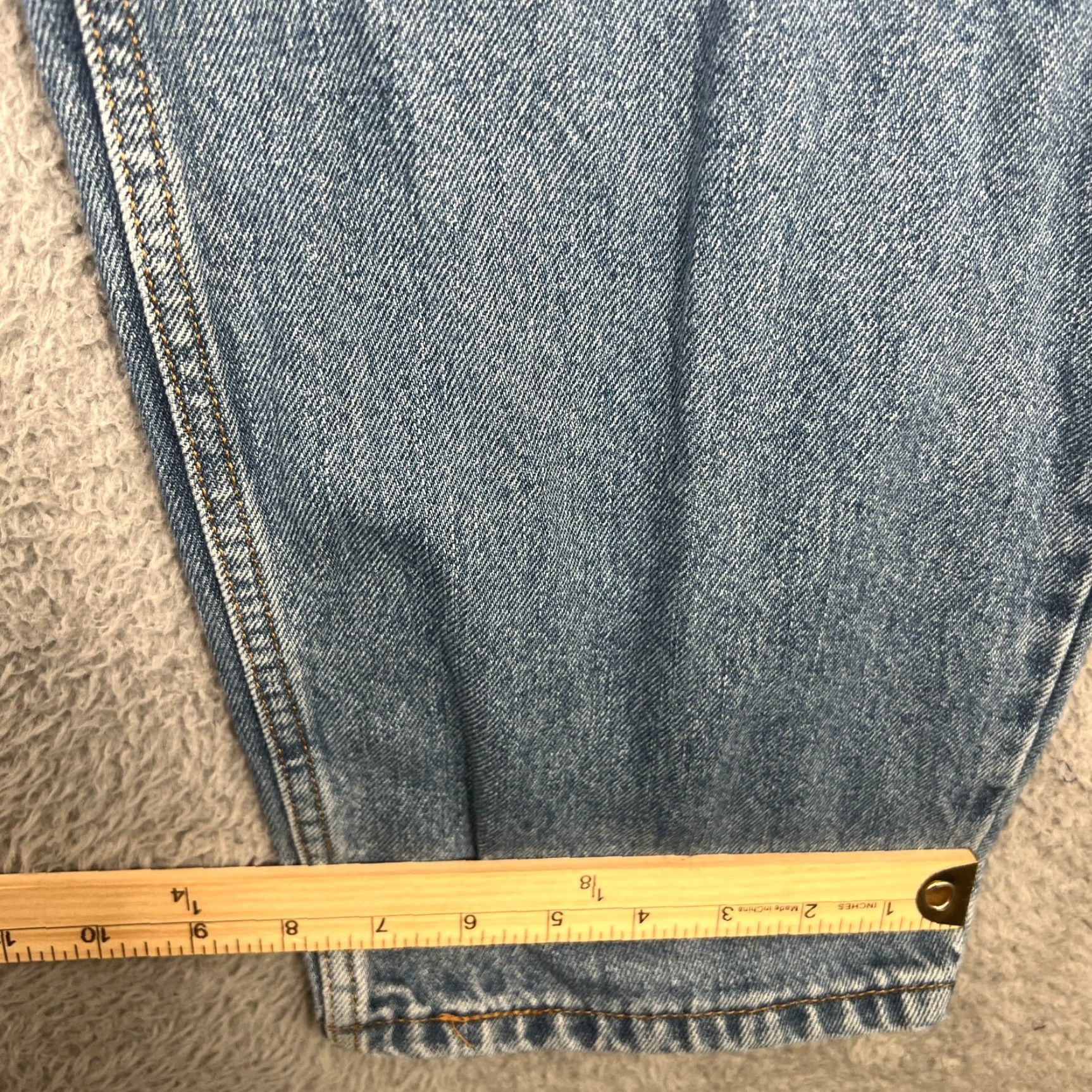 Levi's VINTAGE Levi's 560 Jeans Mens 36x34 Tapered Light Wash Denim 90s Classic Size US 36 / EU 52 - 5 Thumbnail