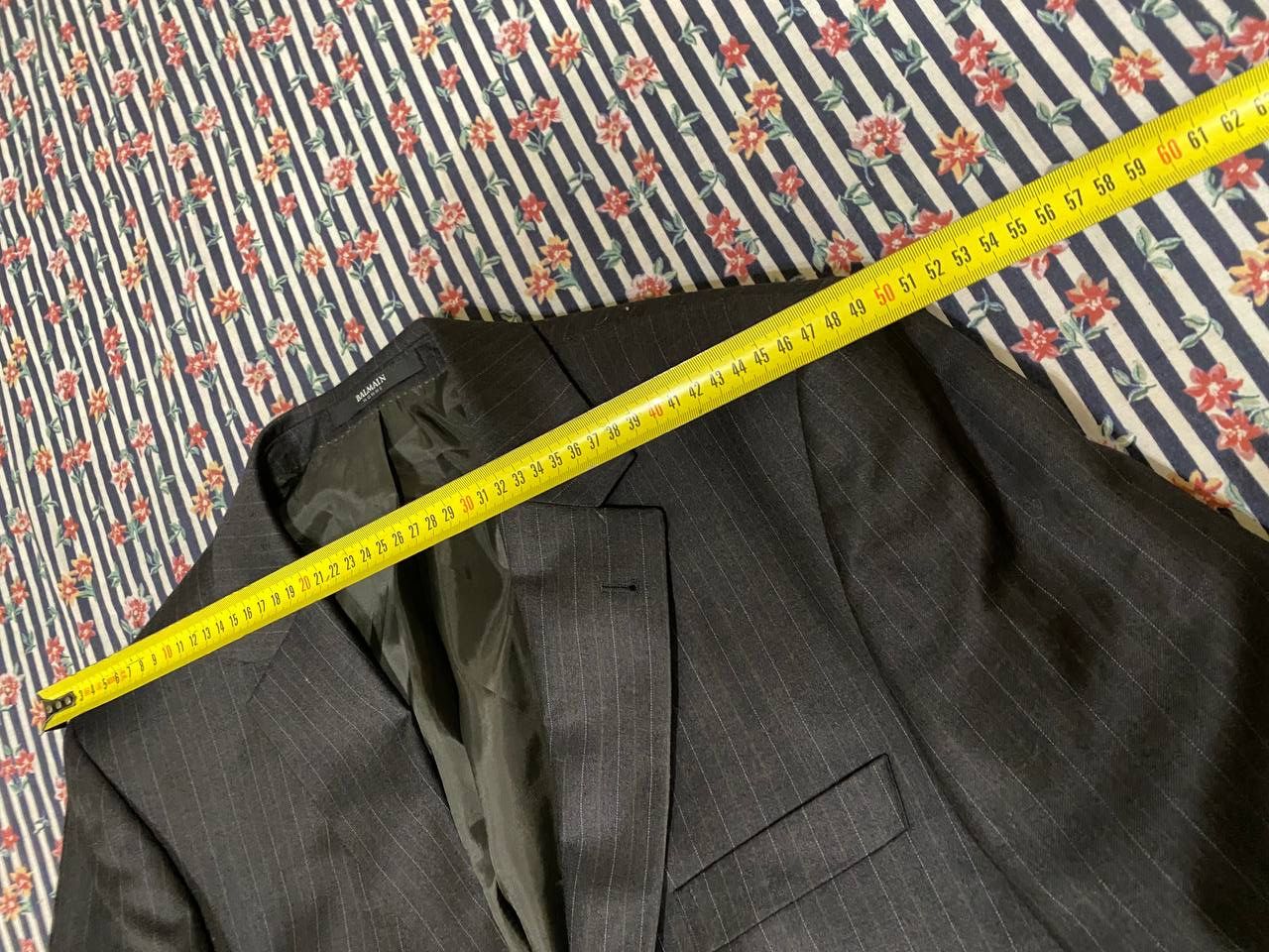 Balmain Luxury Balmain Classic Fit Striped Suit Size 44R Size 44R - 9 Thumbnail