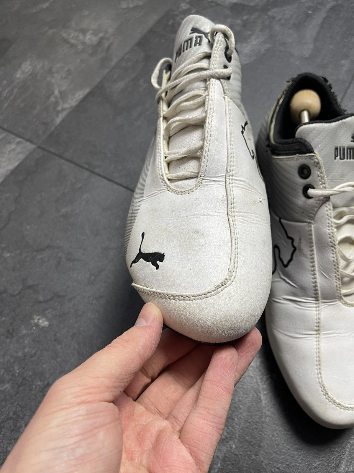 Streetwear Vintage Puma Speedcat Y2K Leather Sneakers Size US 10 / EU 43 - 6 Thumbnail