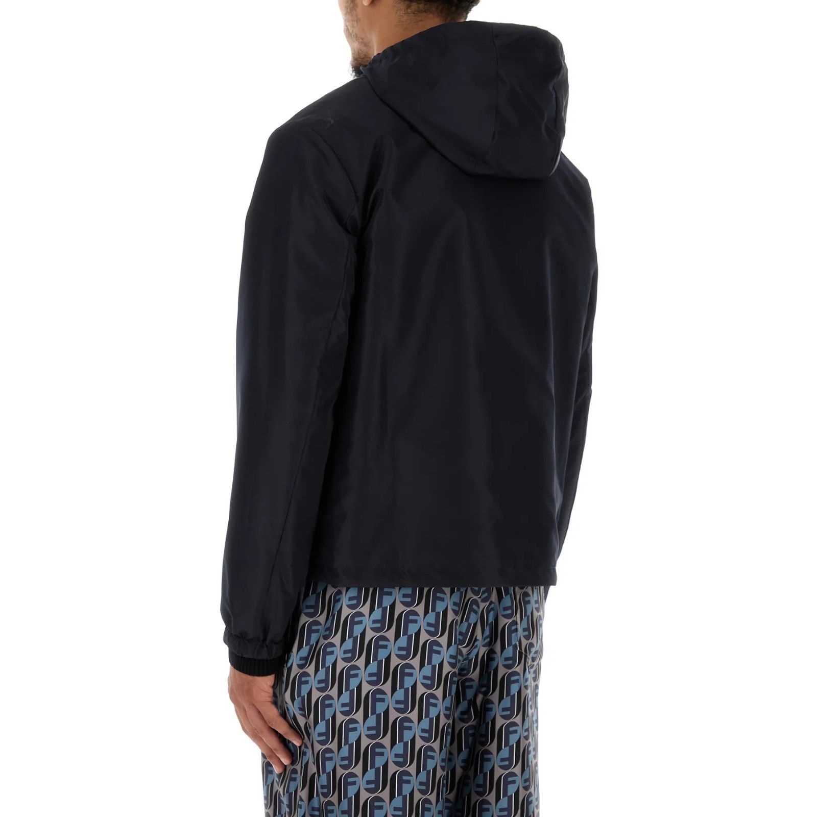 Fendi FENDI Midnight Blue Polyester Reversible Windbreaker Jacket Size US L / EU 52-54 / 3 - 5 Thumbnail