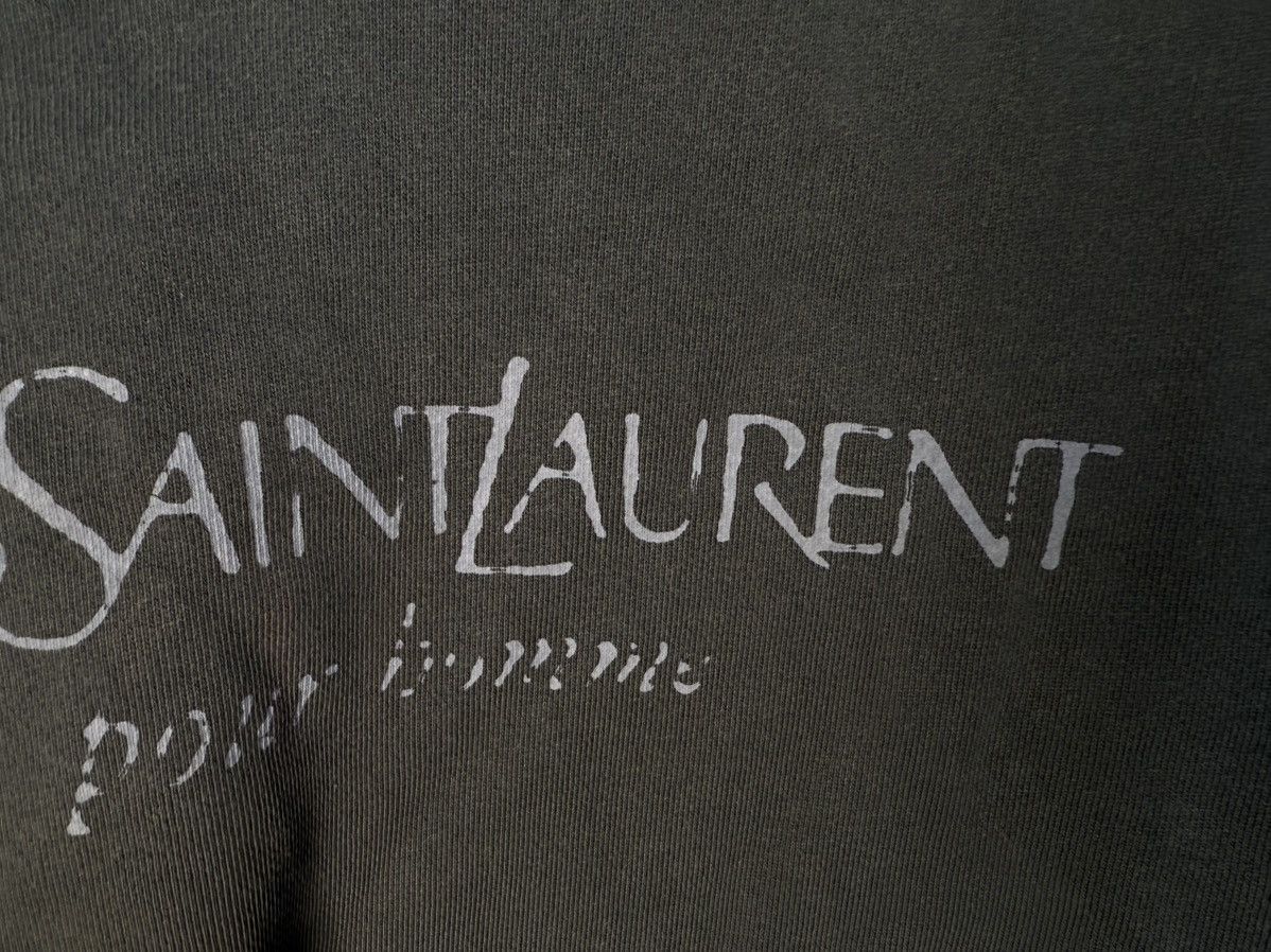 Yves Saint Laurent Big Logo YSL Sweatshirt Navy Vintage Paris Crewneck y2k Size US L / EU 52-54 / 3 - 7 Thumbnail