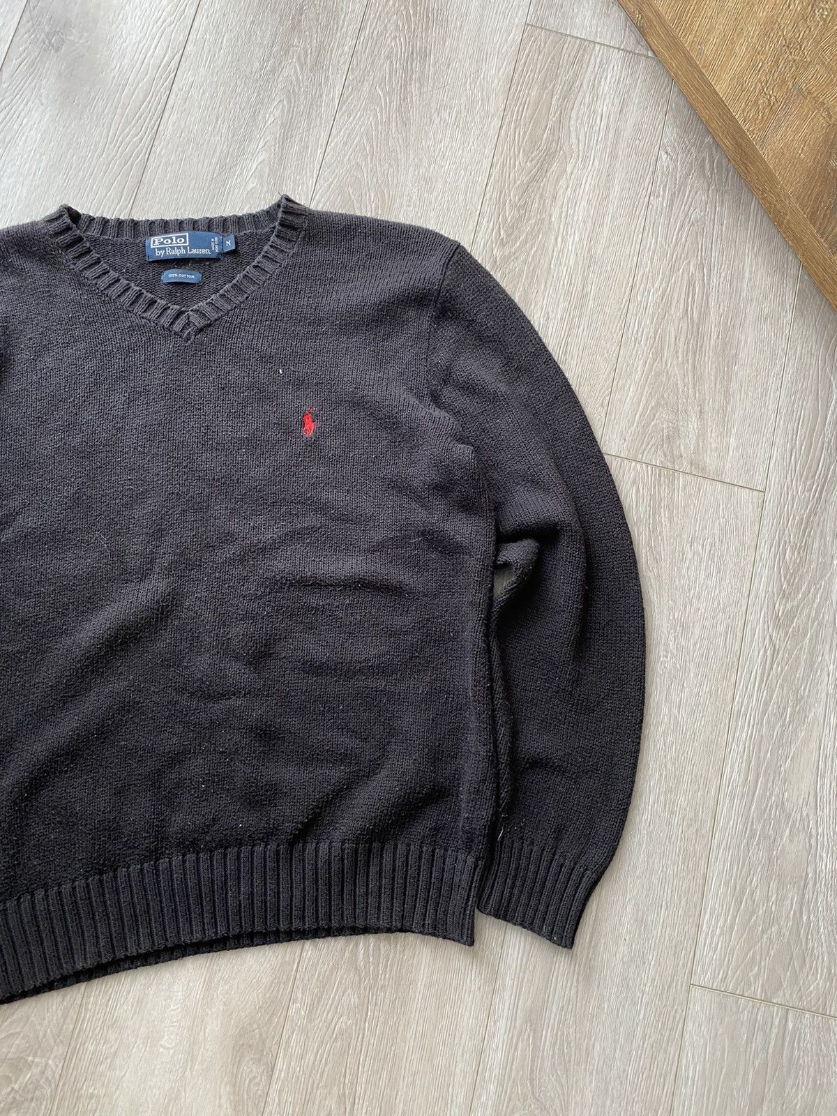 Polo Ralph Lauren Polo Ralph Lauren Mens V-neck Blue Sweater Long Sleeve Size US M / EU 48-50 / 2 - 3 Thumbnail