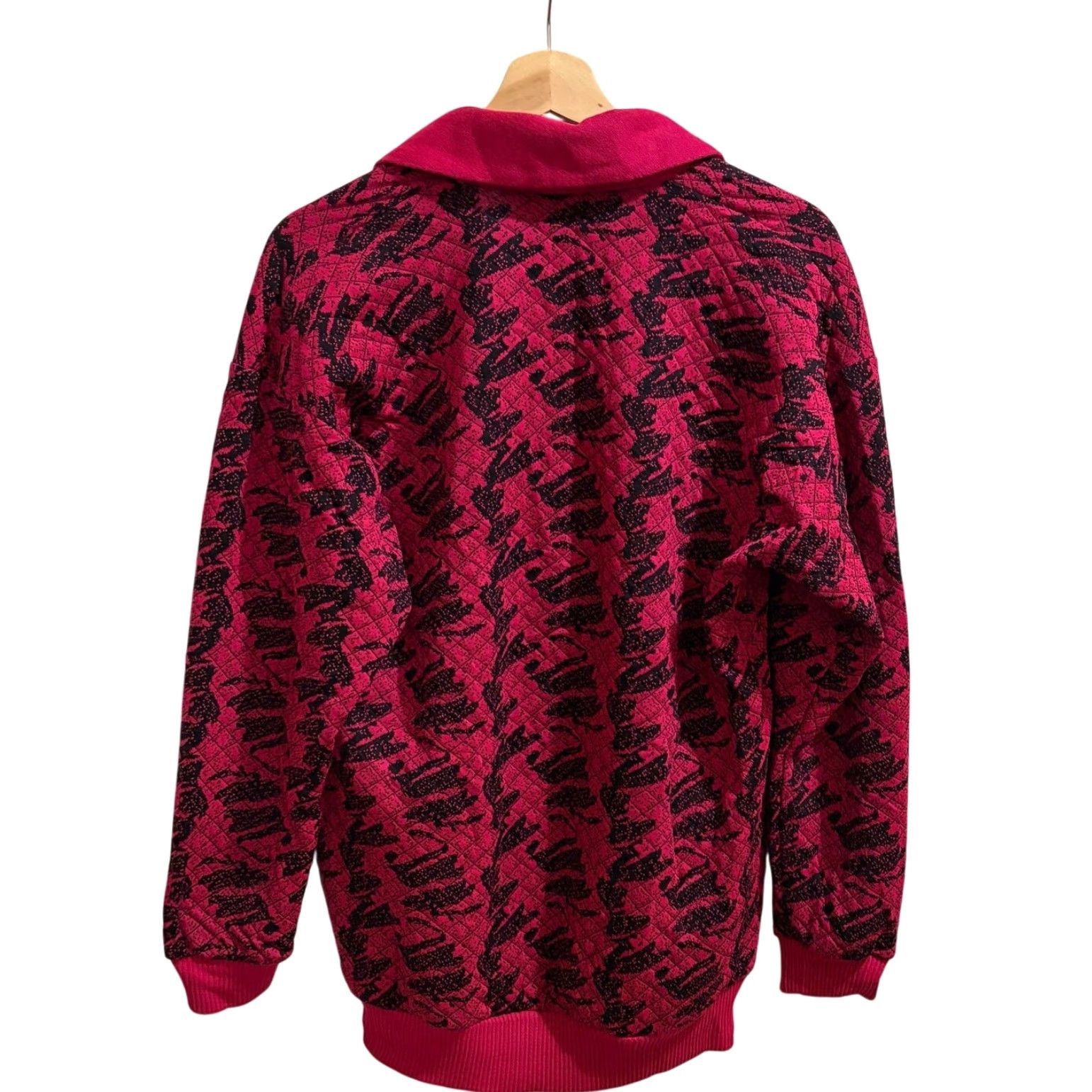 Pinko VTG Rebecca Stessens Cardigan Women Small Pink Sweater Button Front Made in USA Size S / US 4 / IT 40 - 2 Thumbnail