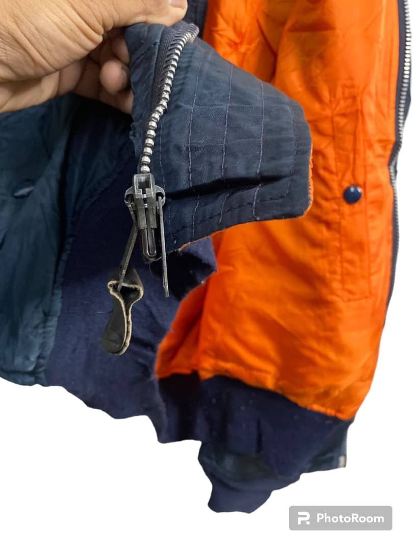 Alpha Industries × Vintage Vintage Alpha Industries Flight Bomber Jacket (Navy Blue) Size US L / EU 52-54 / 3 - 7 Thumbnail