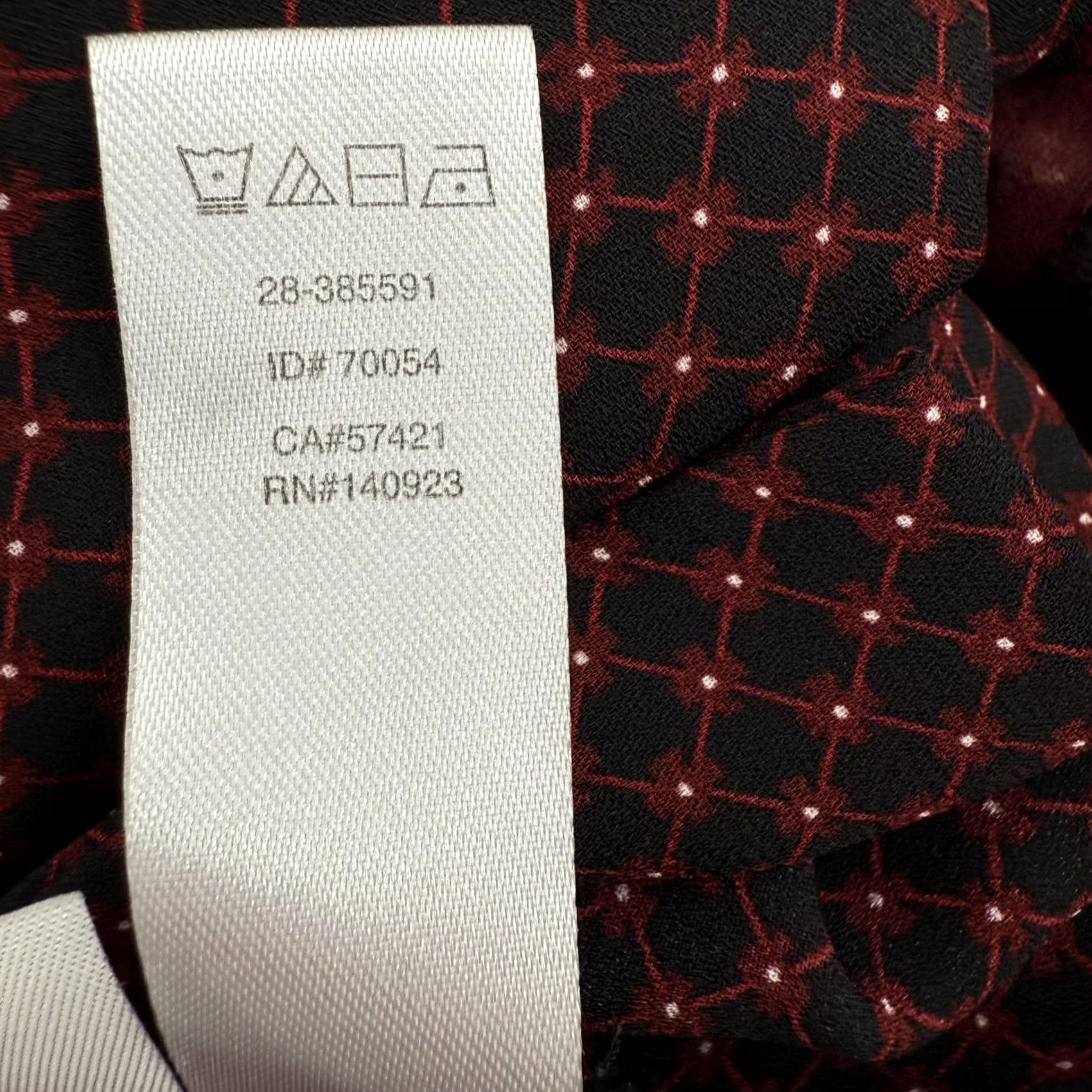 Loft LOFT Tank Top Womens Medium Sleeveless Keyhole Back Geometric Pattern blouse shirt Crew Neck Multi geometric pattern Size M / US 6-8 / IT 42-44 - 7 Thumbnail