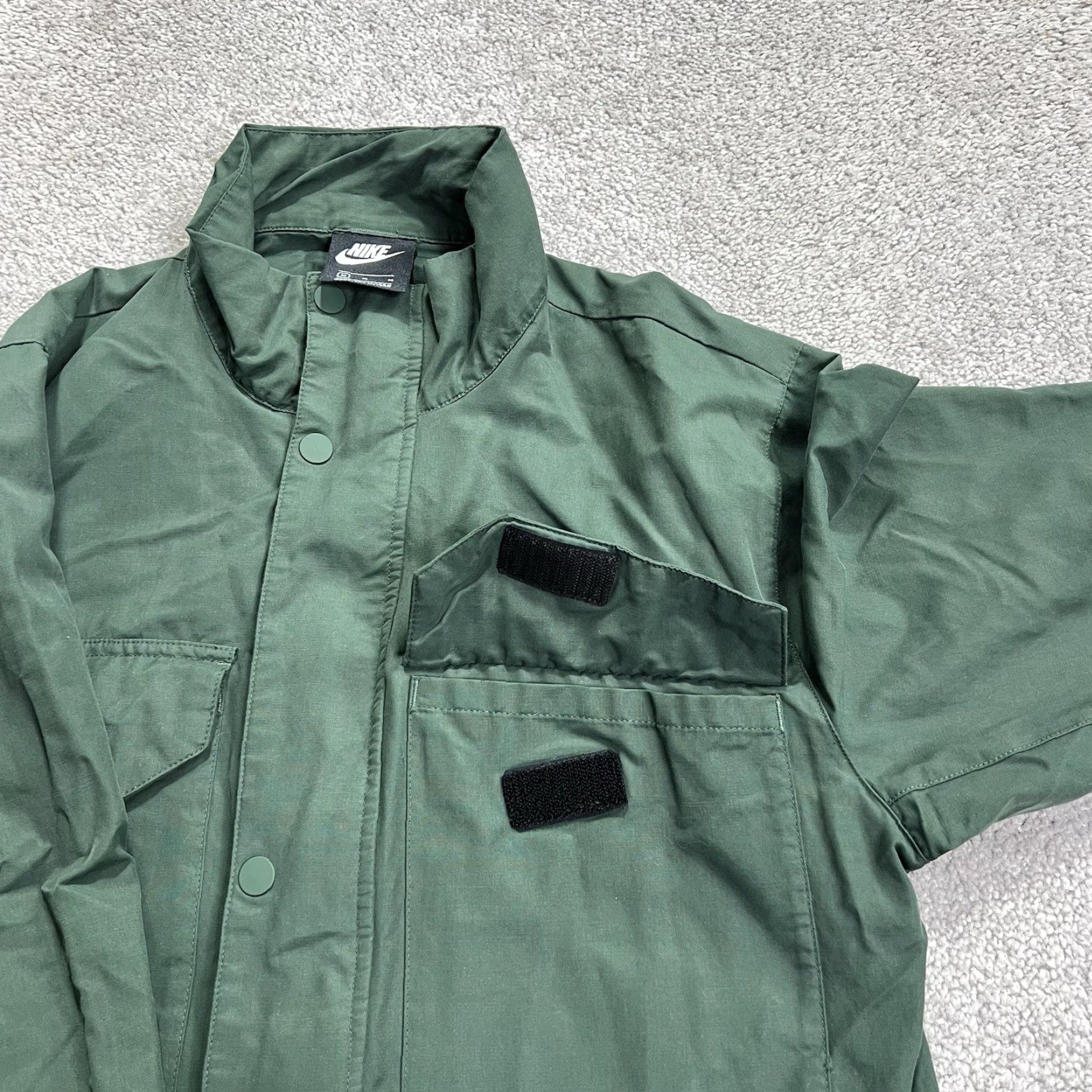 Nike Nike M-65 Military Field Jacket M65 Mens Medium Galactic Jade Green CZ9922-338 Size US M / EU 48-50 / 2 - 7 Thumbnail