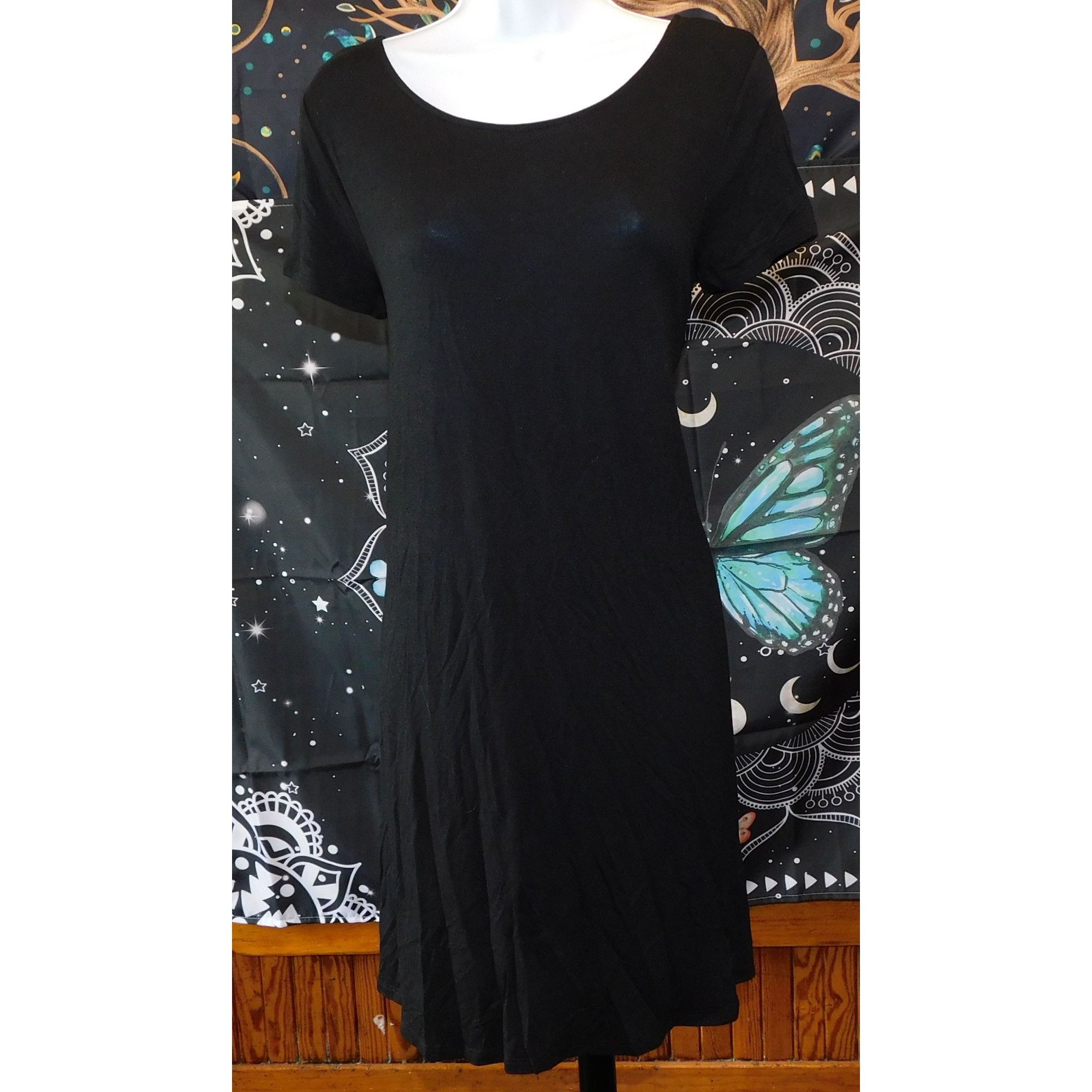 Other Casual Gothic Cross Back Tunic Dress Size Small Size S / US 4 / IT 40 - 3 Thumbnail