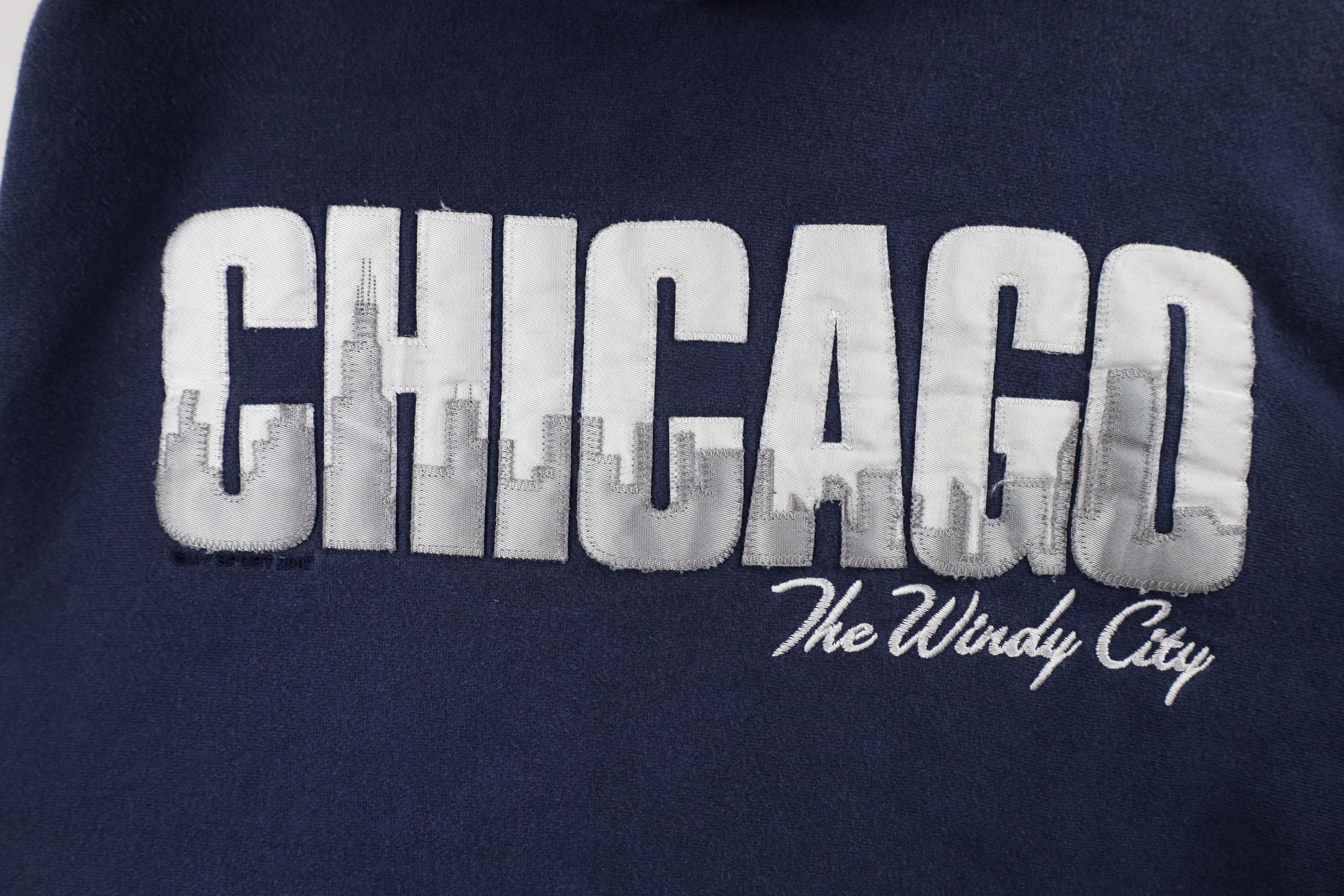 Vintage Vintage Y2K Streetwear The Windy City Heavyweight Hoodie Size US M / EU 48-50 / 2 - 6 Thumbnail