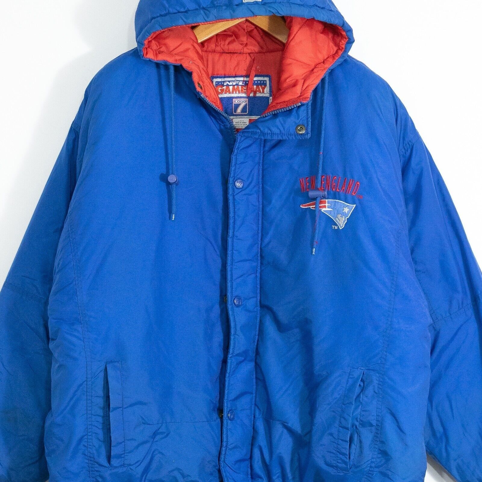 Logo 7 × Vintage Vintage New England Patriots Puffer Jacket Large - Logo 7 Size US XL / EU 56 / 4 - 5 Thumbnail