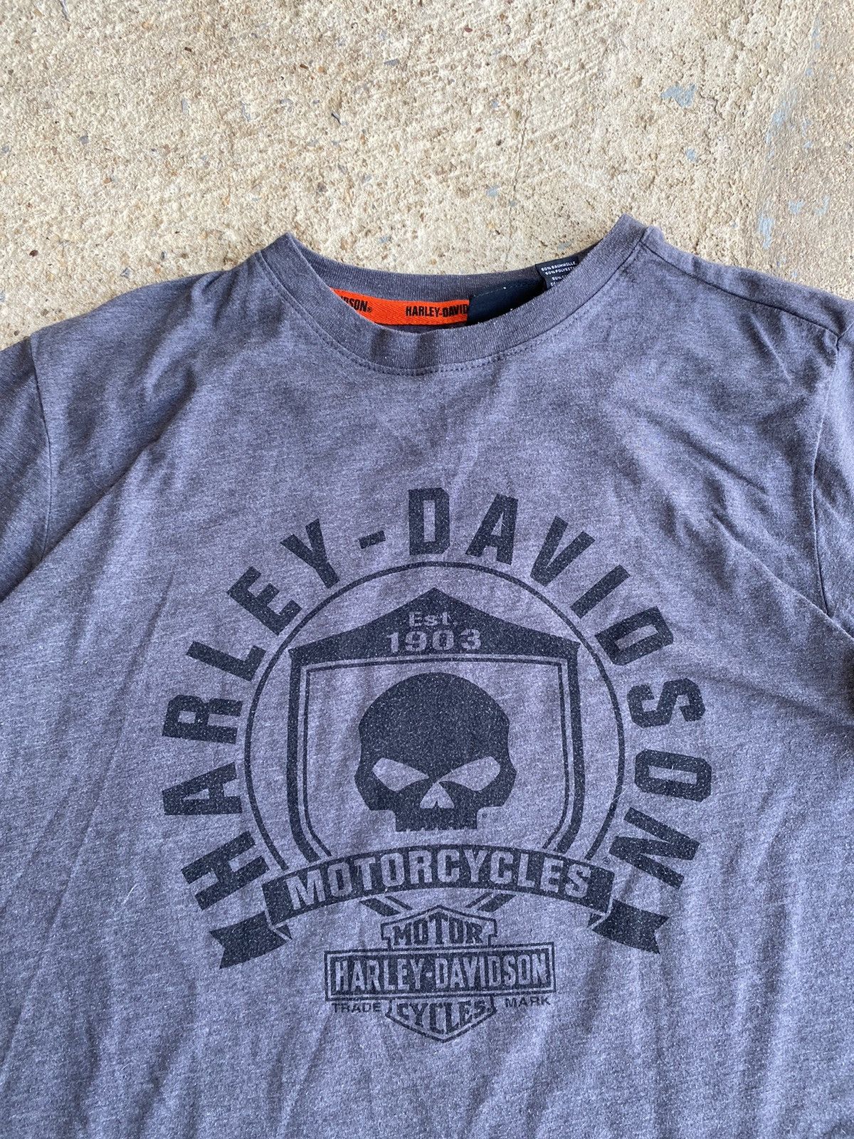 Harley Davidson × Vintage Vintage Y2K Harley Davidson Skull Essential Shirt Size US M / EU 48-50 / 2 - 3 Thumbnail