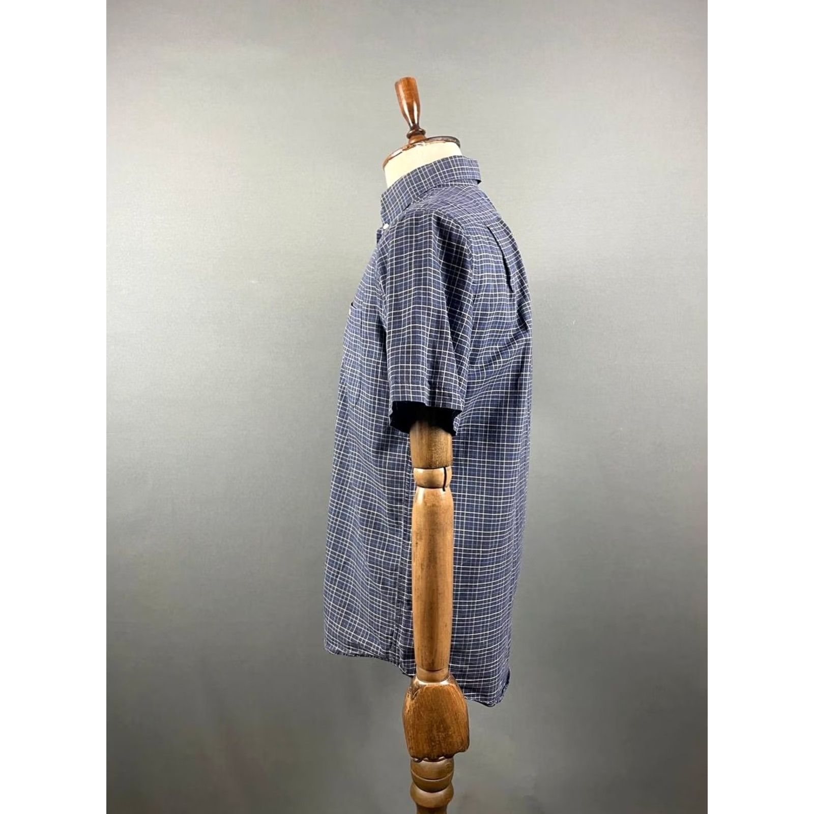 Lacoste U.S. BUYERS: PLEASE NOTE Lacoste Mens Button Down Shirt Size 40 Black Plaid Cotton Short Sleeve Classic Size US L / EU 52-54 / 3 - 5 Thumbnail