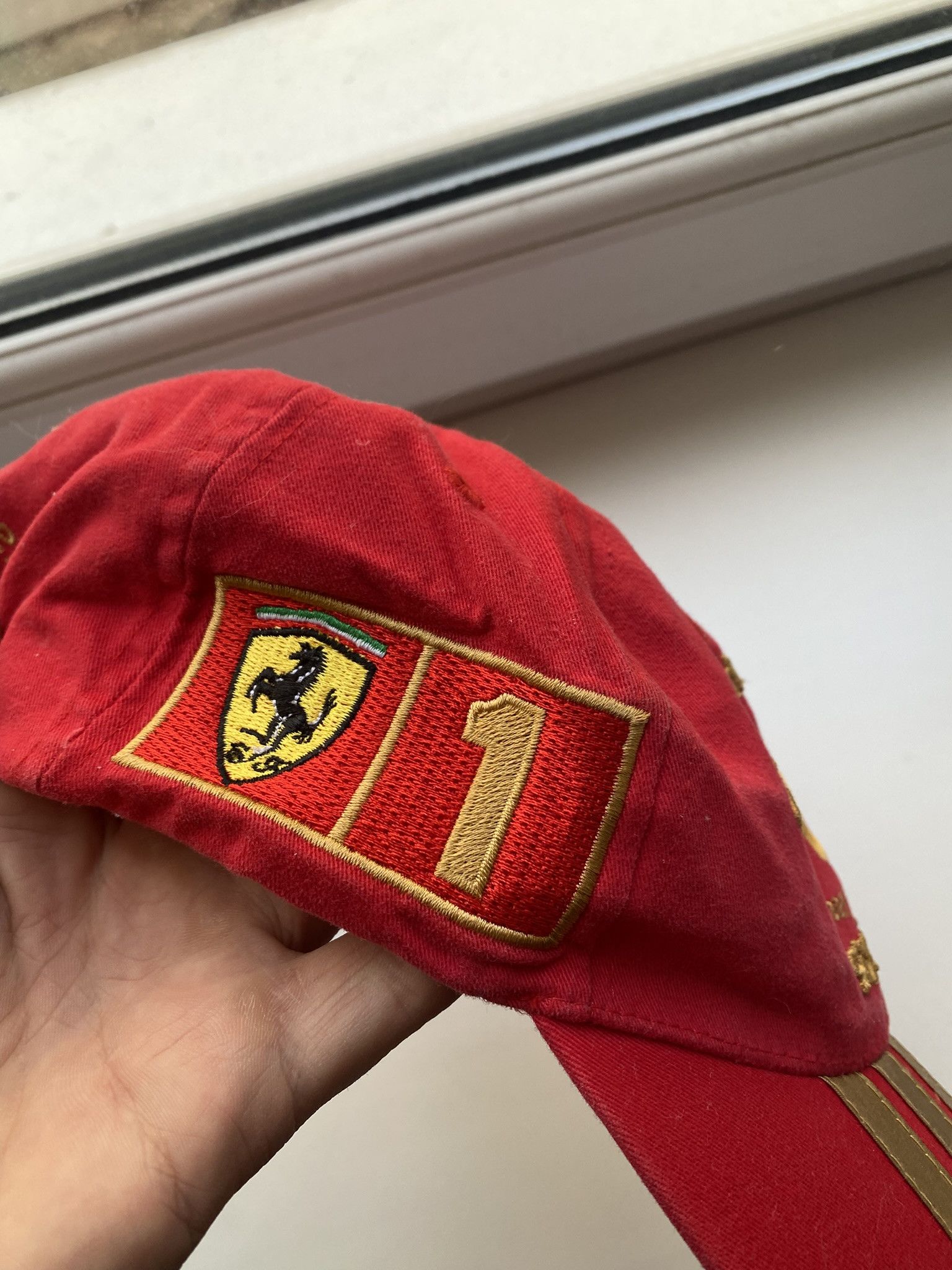 Formula 1 Ferrari Formula 1 Cap Michael Schumacher 3 Red F1 World Size ONE SIZE - 2 Thumbnail