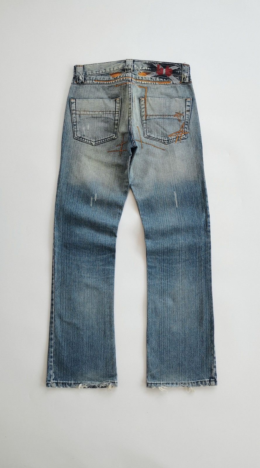 Beauty Beast BB London Embroidered Distressed Jeans Size US 29 - 5 Thumbnail