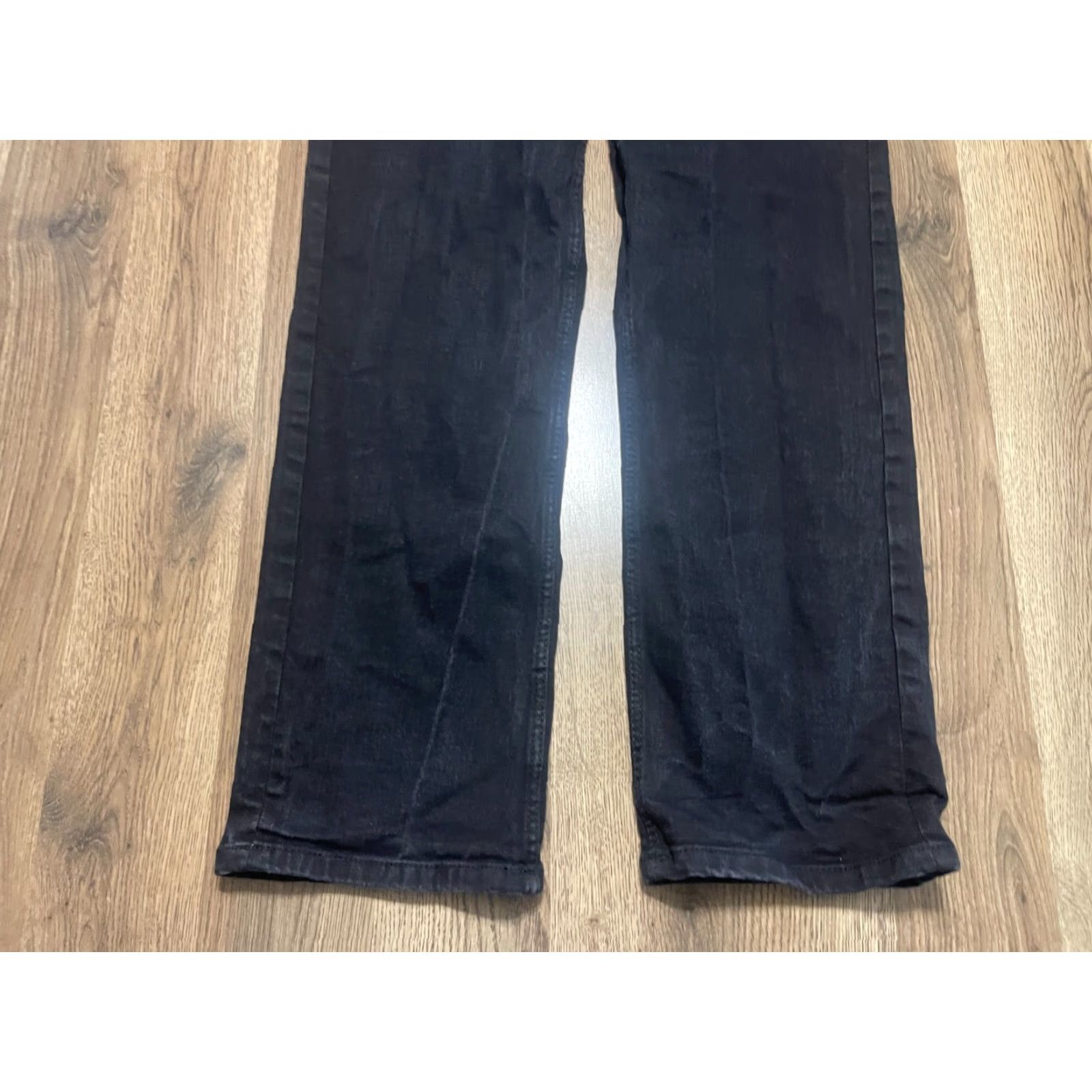 Silver Jeans Co. Silver Jeans Co. Jeans Women 16 Black Denim GARRET 1362 Straight 5-Pocket Inseam 28.5 in Regular Size 38" / US 16 / IT 52 - 3 Thumbnail