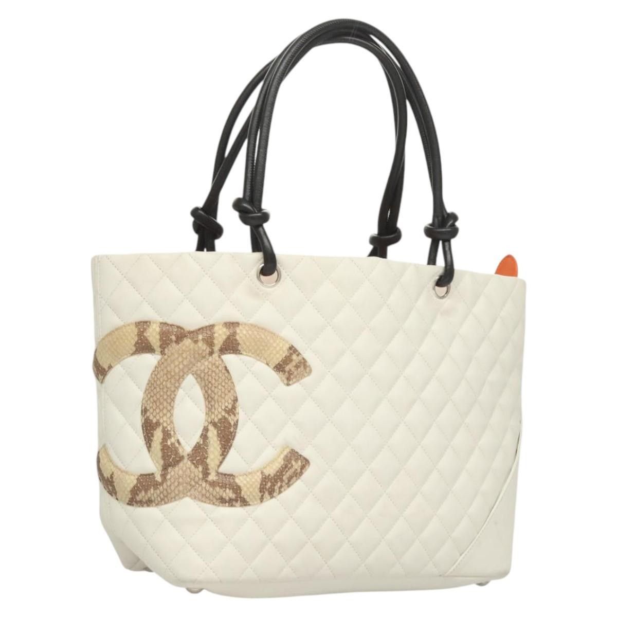 Chanel Chanel Cambon Tote Quilted Leather Size ONE SIZE - 1 Thumbnail