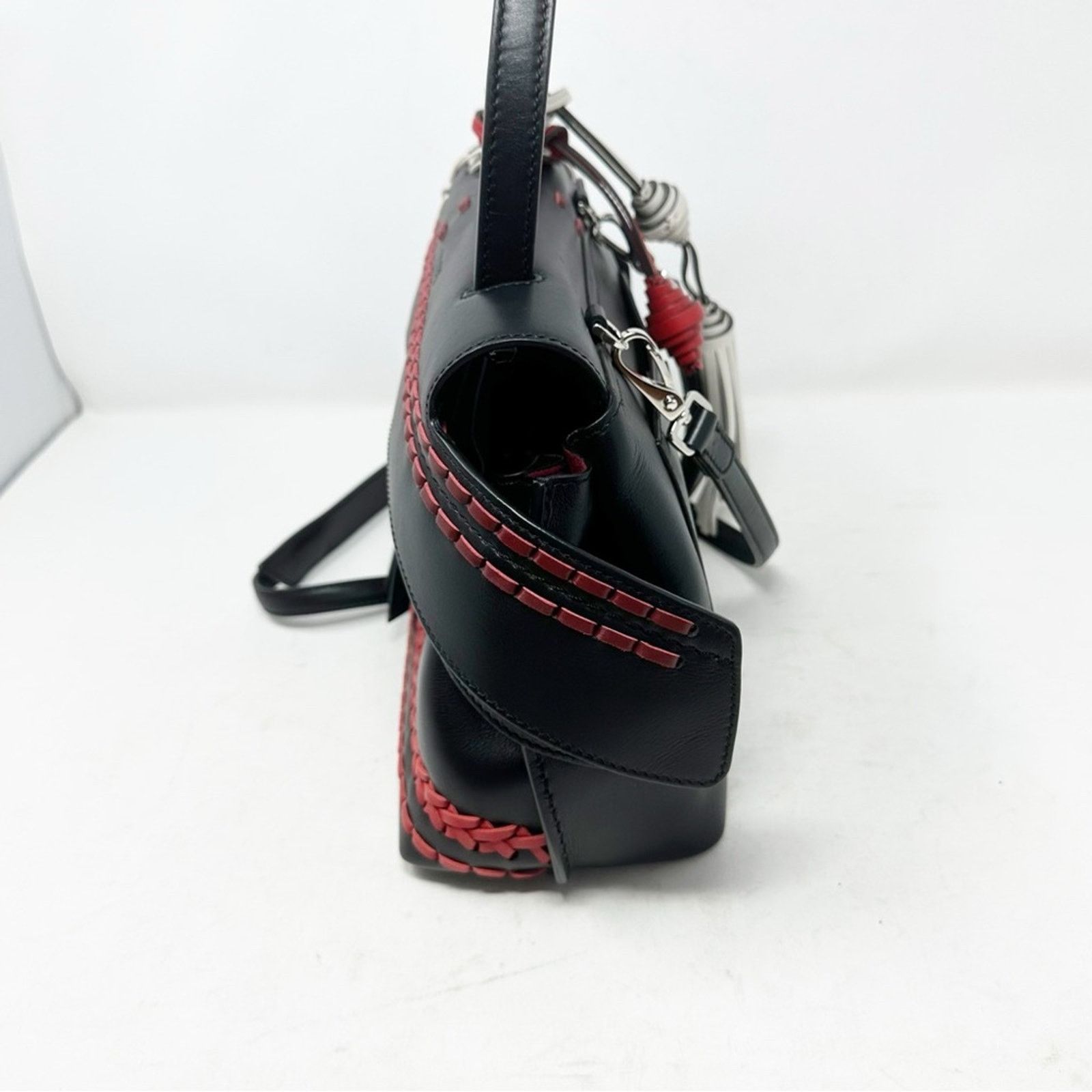 Tod's TOD'S Medium Tassels Wave Bag Black NWOT Size ONE SIZE - 7 Thumbnail