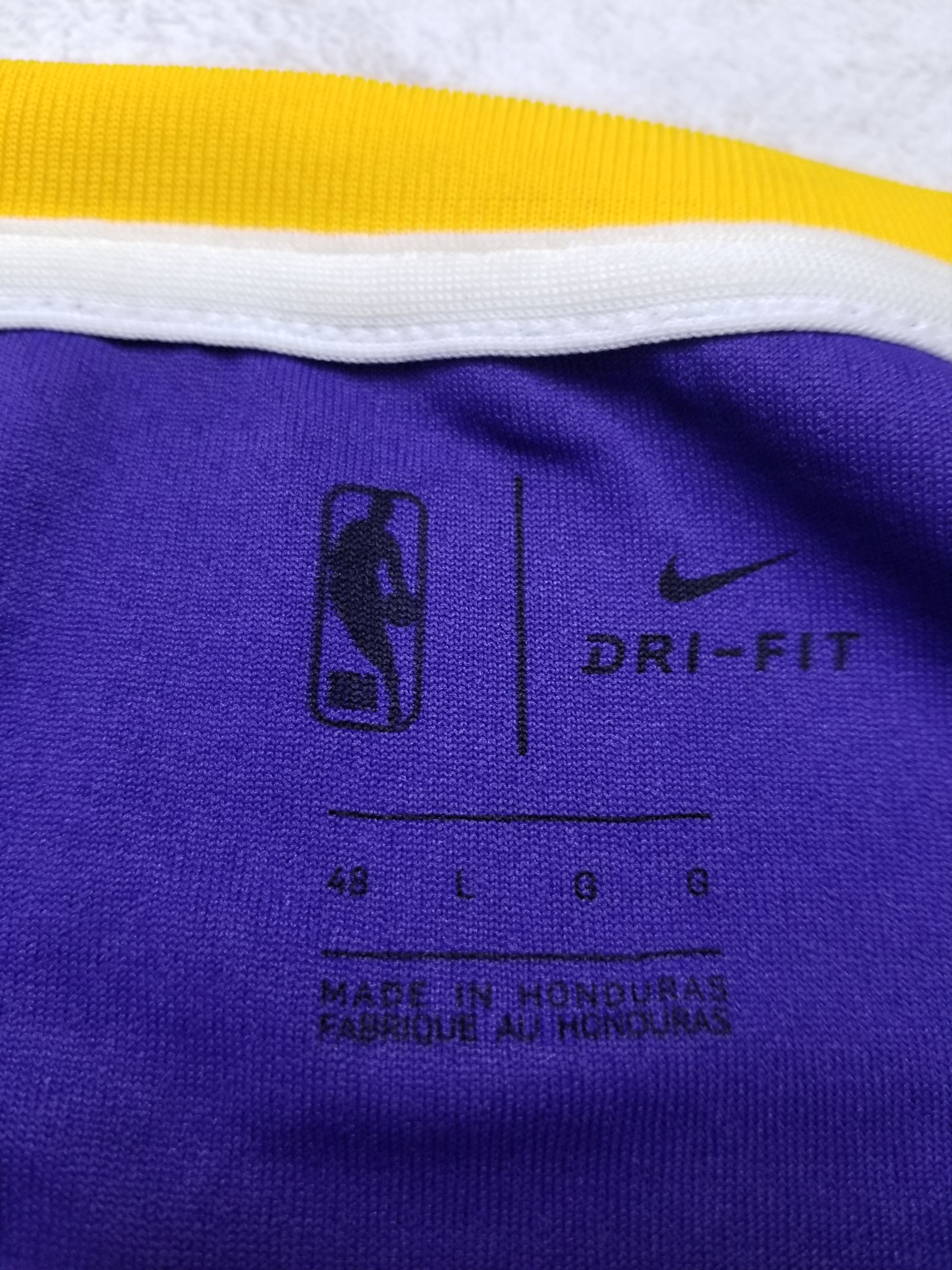 Nike Nike Los Angels Lakers NBA Swingman Blank Jersey AA7098-504 Size US L / EU 52-54 / 3 - 6 Thumbnail