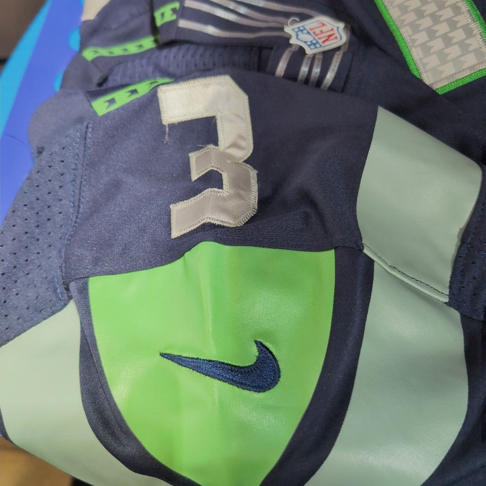 NFL NFL Seattle Seahawks #3 sz 48 Nike Football Jersey Russell Size US XL / EU 56 / 4 - 4 Thumbnail