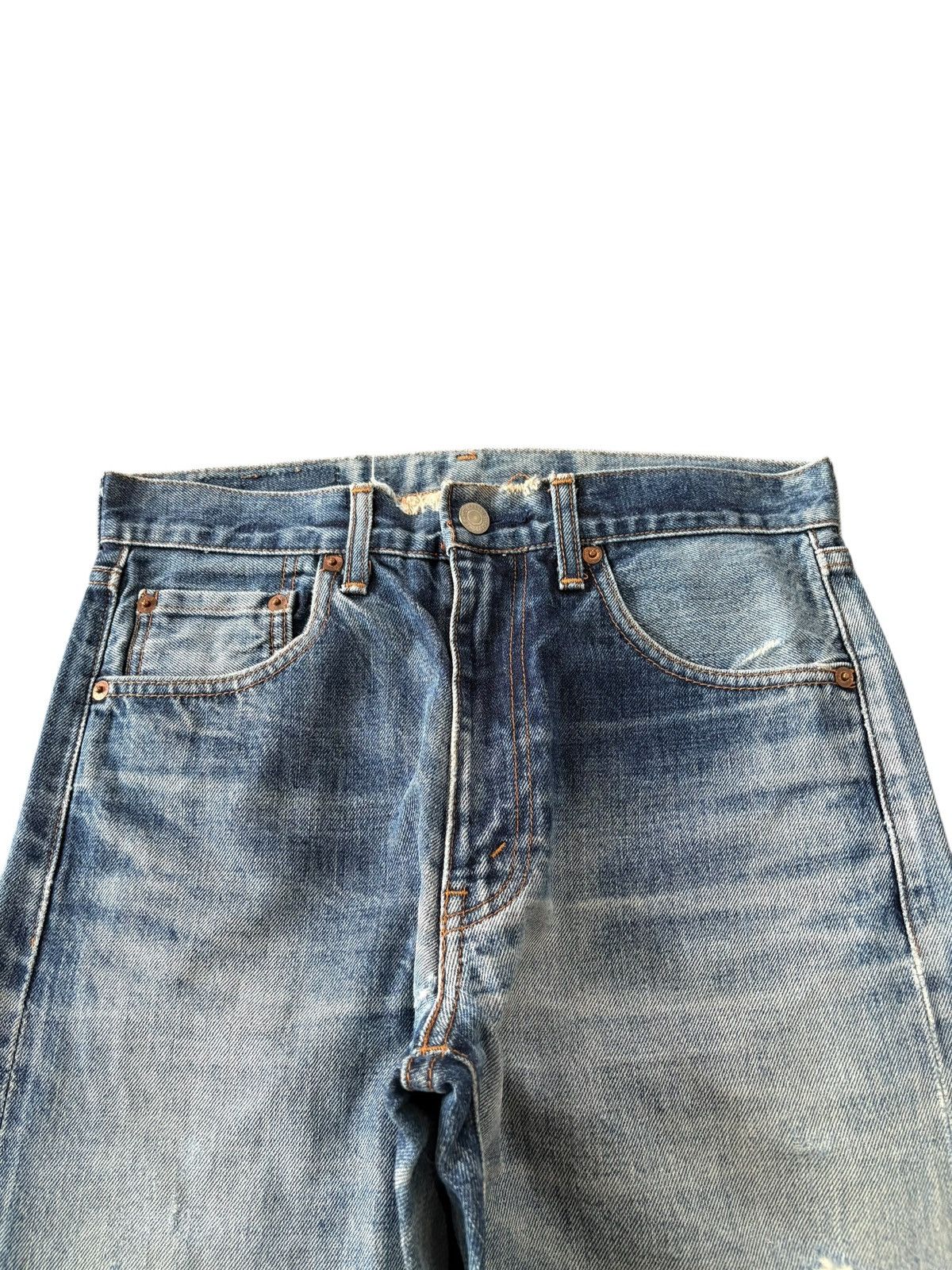 Levi's Vintage Japanese Levis 502 Big E Selvedge Talon Dist Jeans Size US 29 - 5 Thumbnail