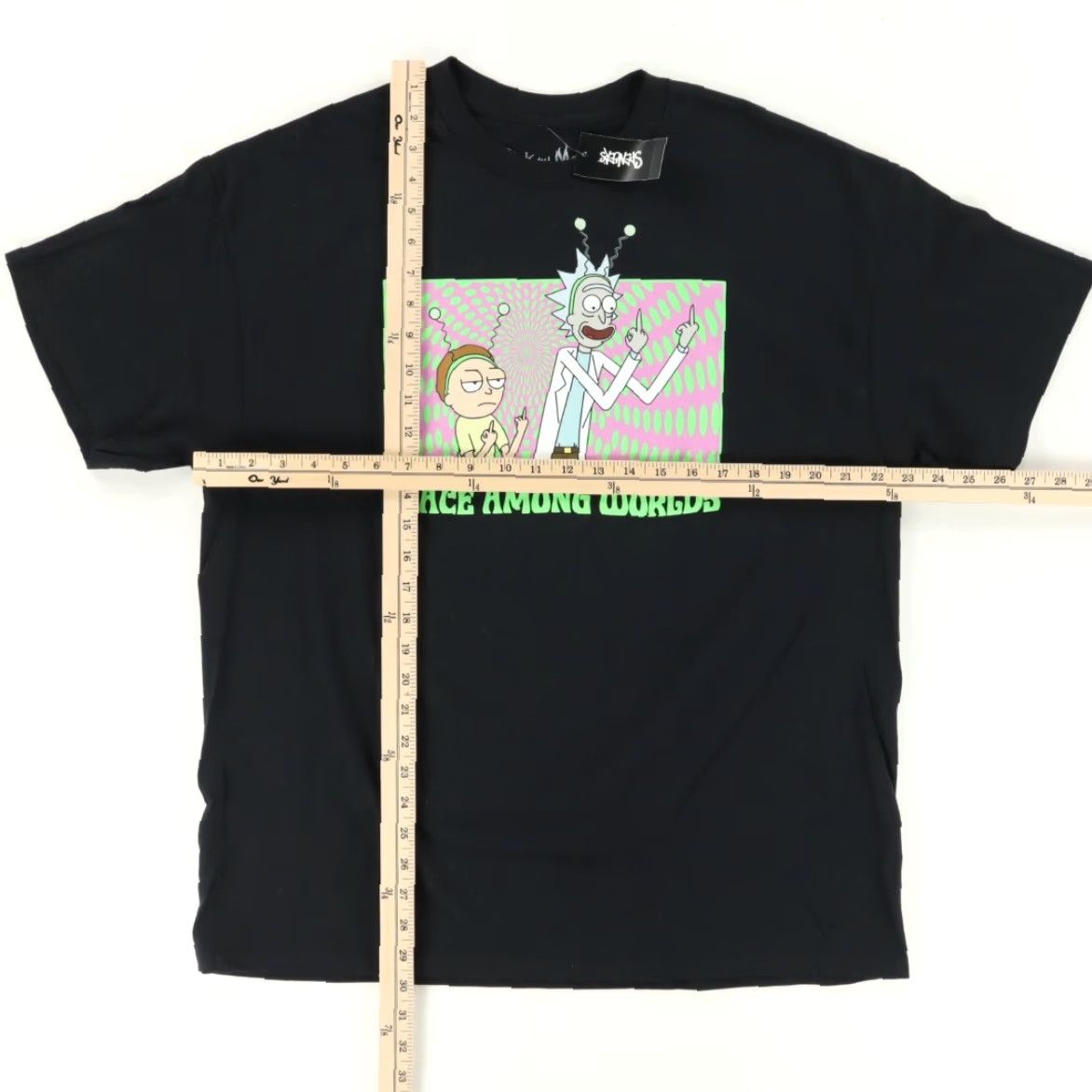 Vintage Rick and Morty Spencers Gifts Solid T-Shirt Black Men's XL Shirt Mens XL Black Rick and Morty Spencers Gifts Solid T-Shirt Size US XL / EU 56 / 4 - 3 Thumbnail