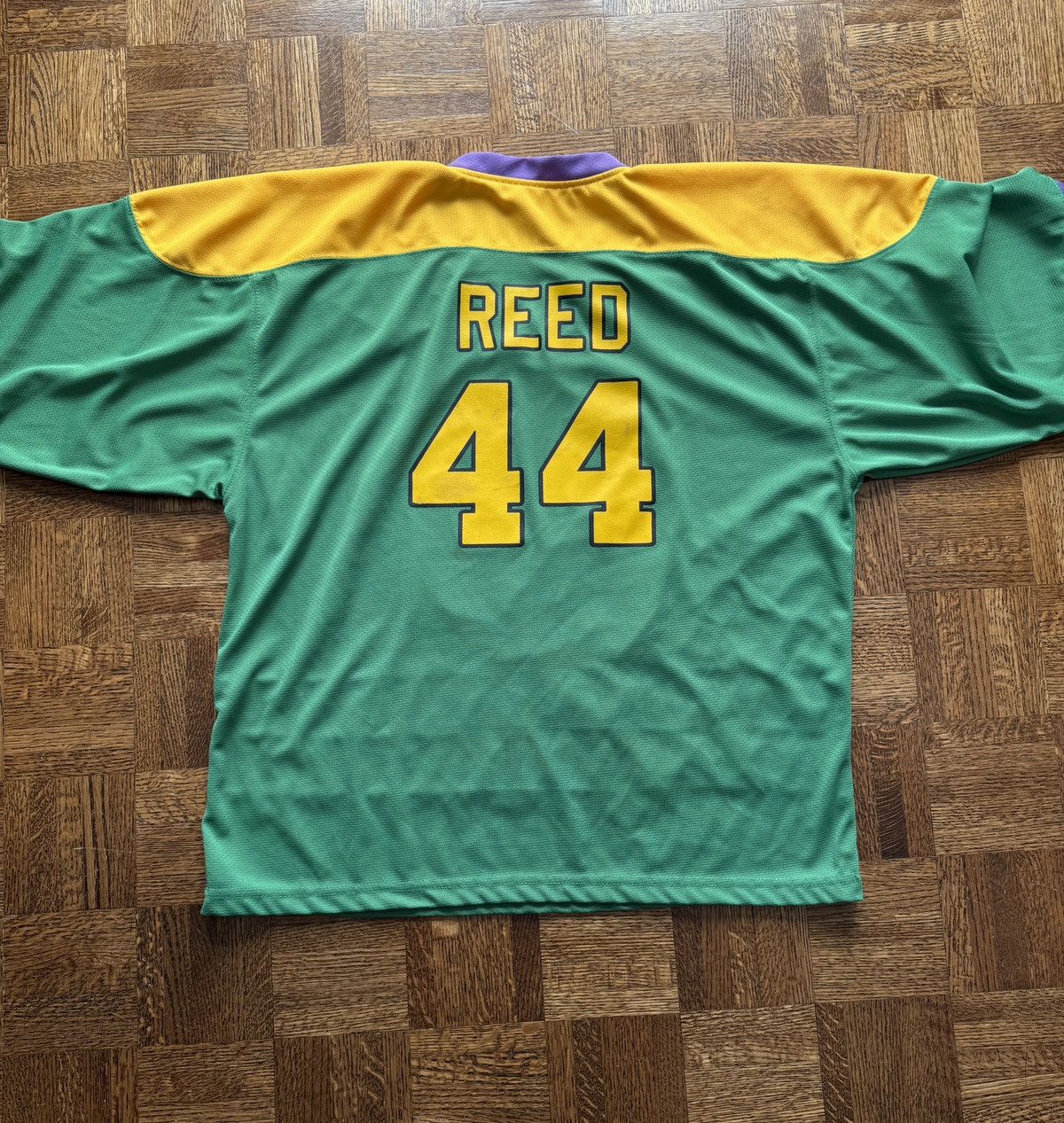 Vintage Vintage Mighty Ducks Fulton Reed Movie Hockey Jersey Size US L / EU 52-54 / 3 - 2 Thumbnail