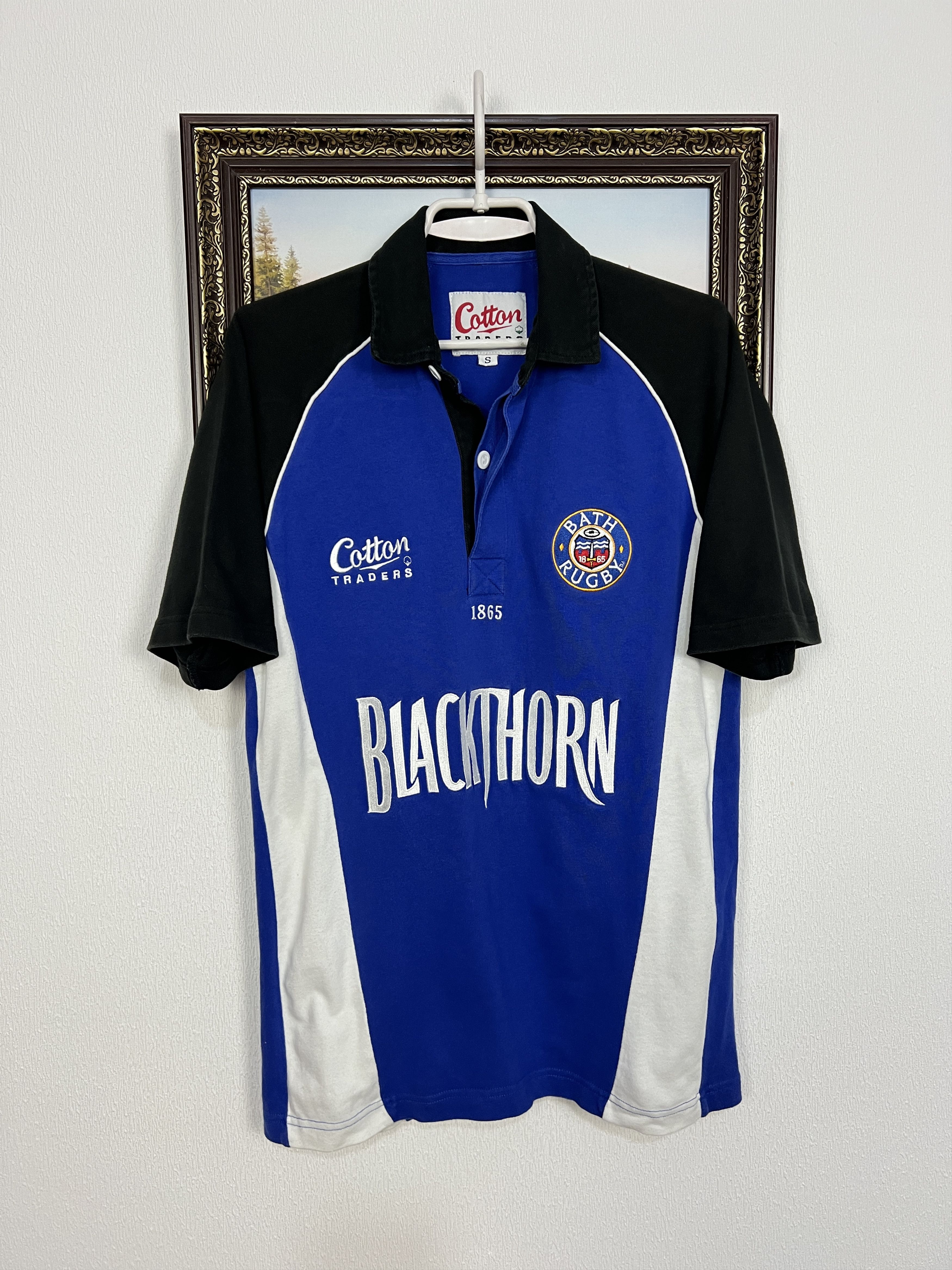 Cotton Traders Vintage 2000's Bath Rugby Rugby Union Jersey Trikot Size US S / EU 44-46 / 1 - 1 Thumbnail