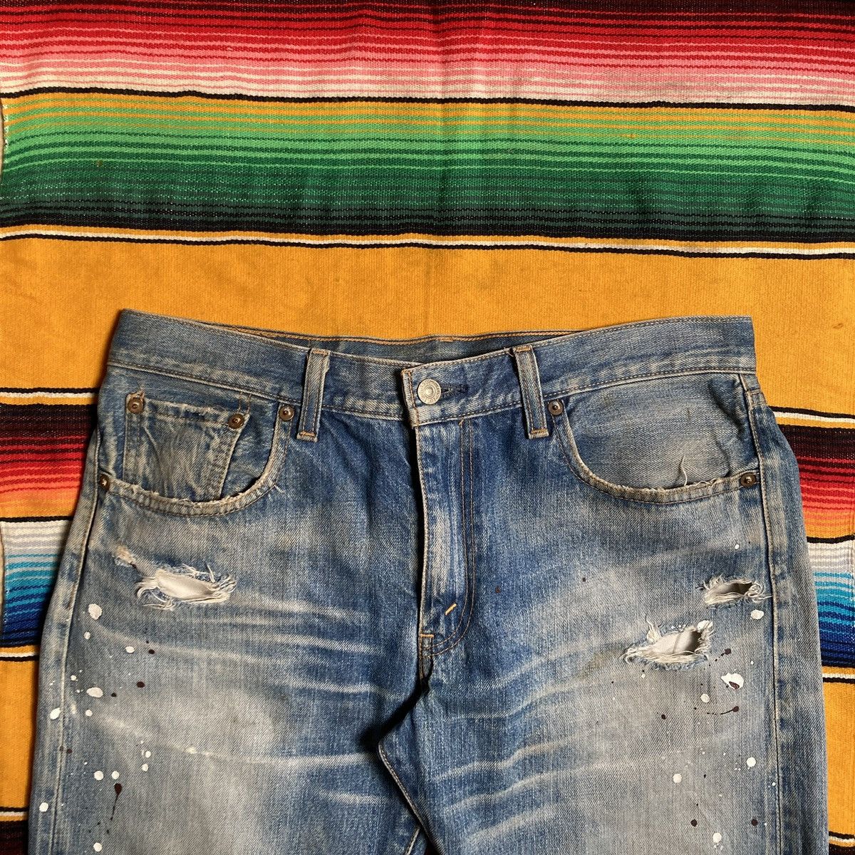 Levi's × Levi's Vintage Clothing Levis Selvedge Short Pants Size US 32 / EU 48 - 2 Thumbnail