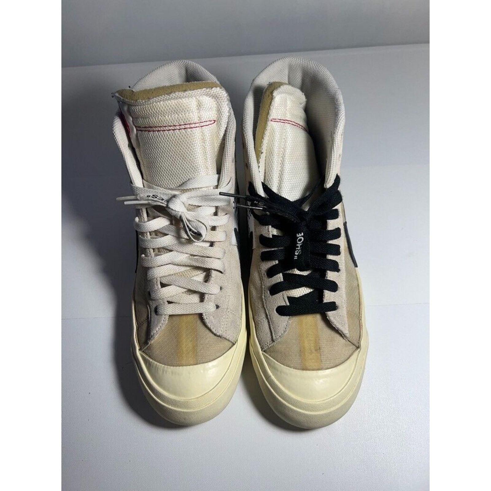 Nike Size 10 - Nike Blazer Mid x OFF-WHITE The Ten 2017 Size US 10 / EU 43 - 3 Thumbnail