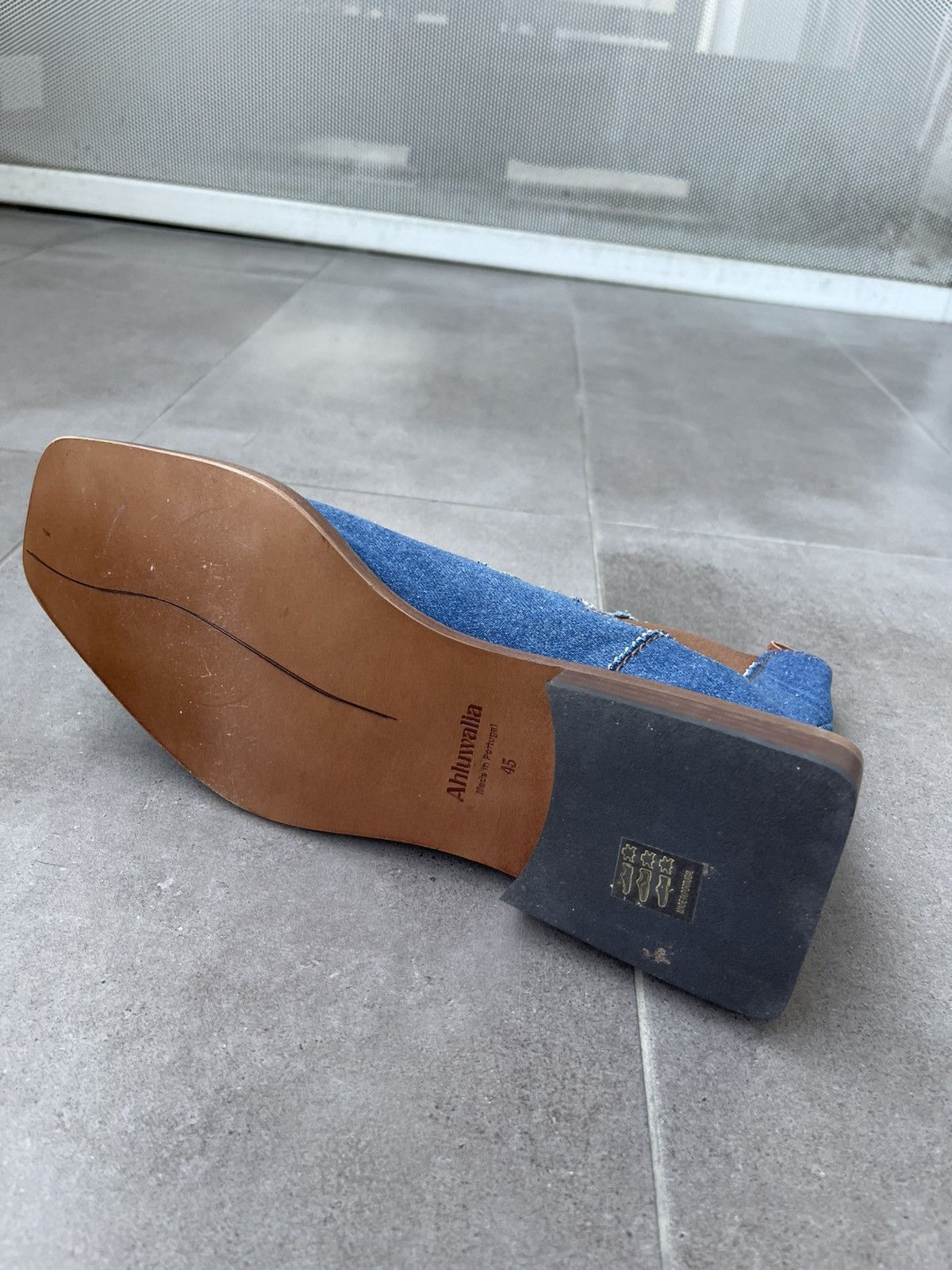 Ahluwalia !DS! SS23 Ahluwalia Tabali Denim Ankle Boots Size US 12 / EU 45 - 16 Thumbnail