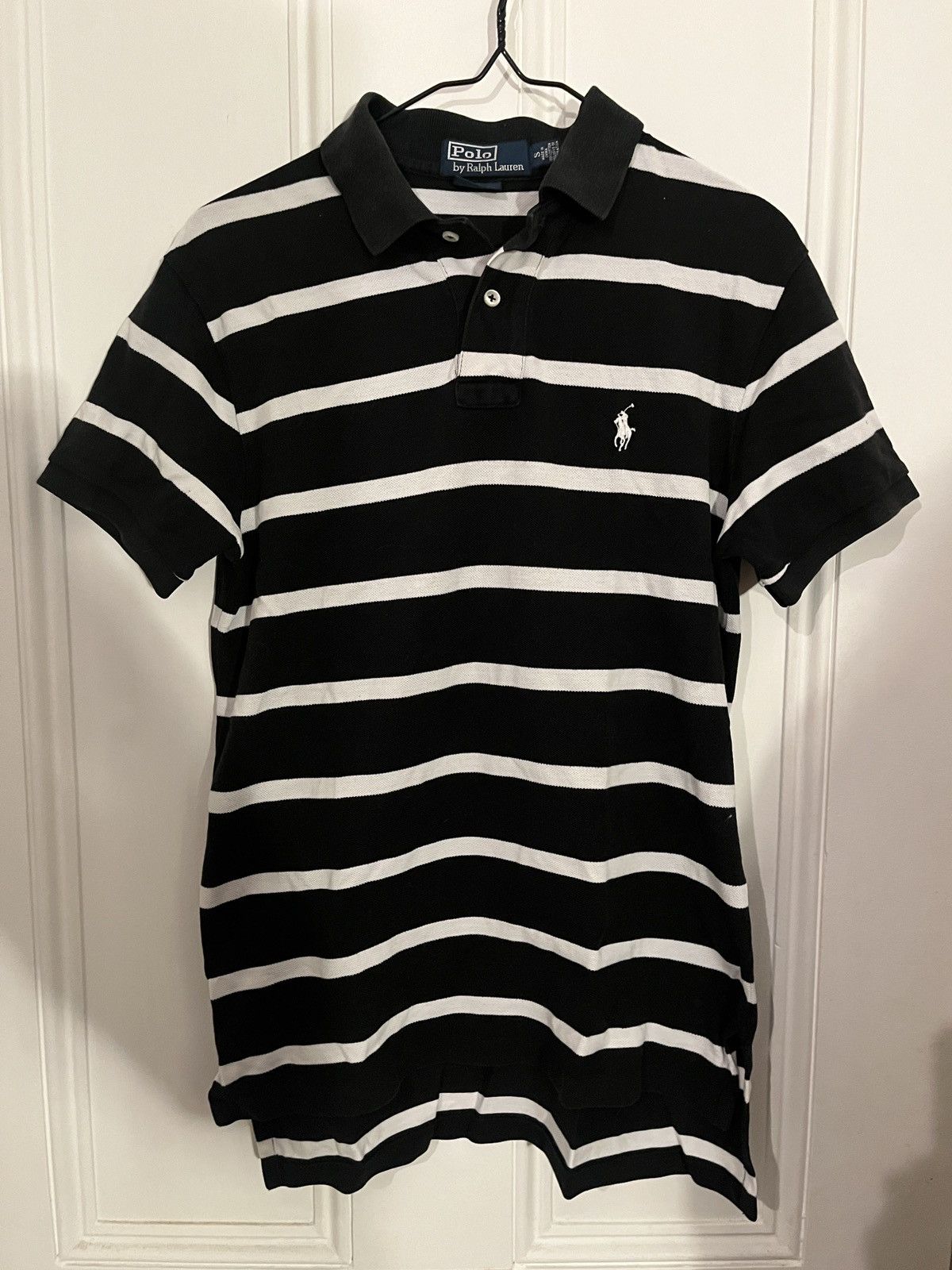 Polo Ralph Lauren Black and White Vintage Ralph Lauren Polo Size US S / EU 44-46 / 1 - 1 Thumbnail