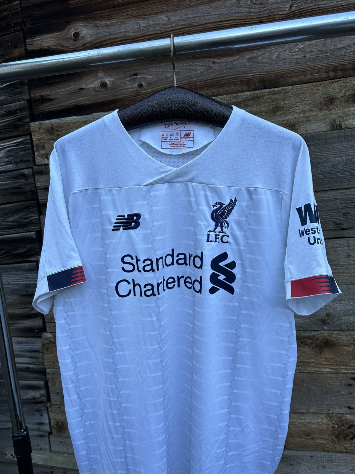 New Balance 2019 2020 Liverpool New Balance Away Third Kit Soccer Jersey Size US L / EU 52-54 / 3 - 2 Thumbnail