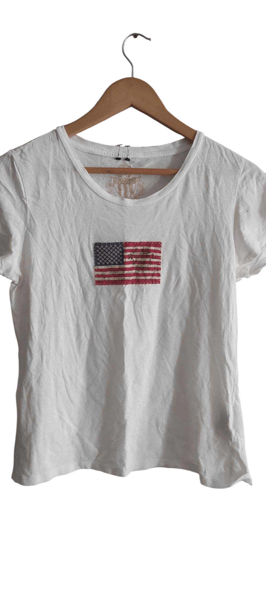 Polo Ralph Lauren Polo Ralph Lauren Vintage Retro USA Flag T-Shirt Classic FIt Size S / US 4 / IT 40 - 2 Thumbnail