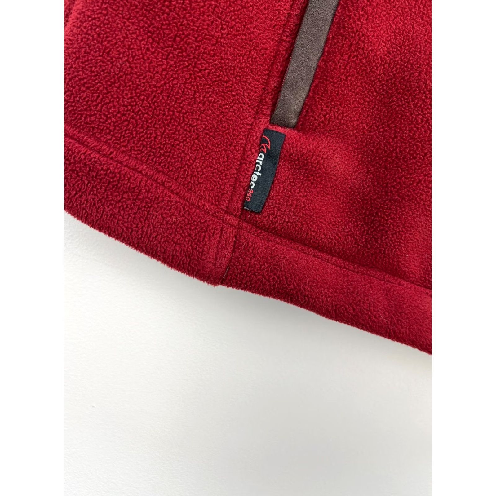 Musto MUSTO Vest Shirt Mens L Dark Red Arctec 360 Fleece Vintage Logo Pattern Solid Jacket Size L Mens Size US L / EU 52-54 / 3 - 5 Thumbnail