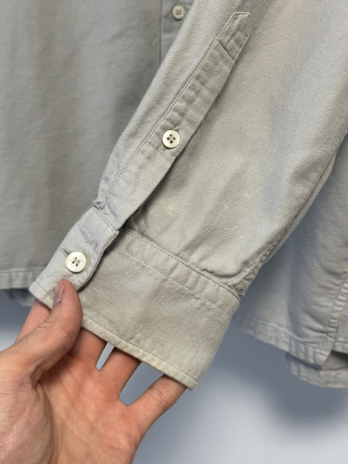 Stone Island Stone Island Button Up Shirt Denim Size US XL / EU 56 / 4 - 13 Thumbnail
