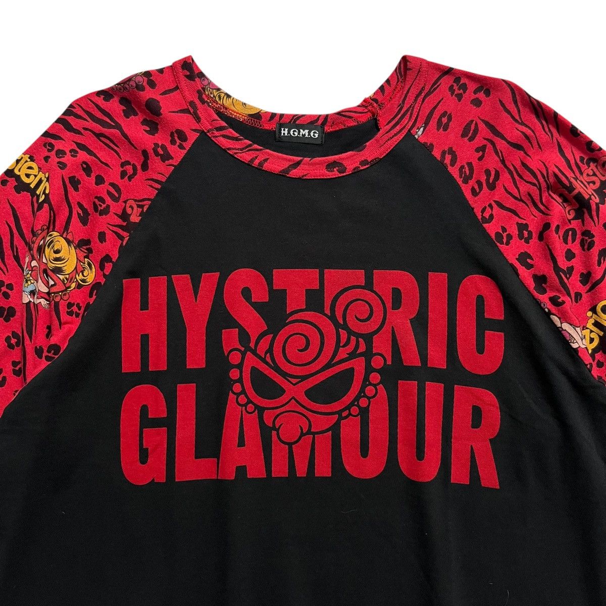 Hysteric Glamour 2000s Hysteric Glamour Raglan Tee Size US M / EU 48-50 / 2 - 2 Thumbnail