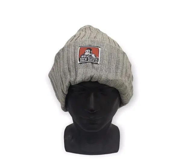 Ben Davis Ben Davis Big Logo Beanie Hat Size ONE SIZE - 1 Thumbnail