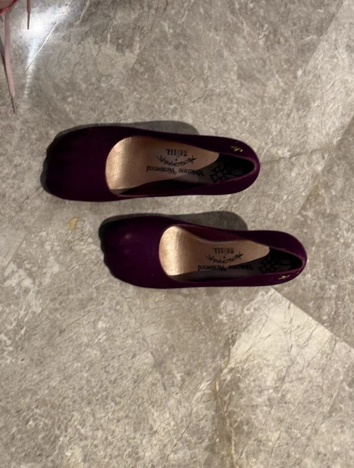 Vivienne Westwood Vivienne Westwood Velvet Melissa Heels Size US 7.5 / IT 37.5 - 5 Thumbnail