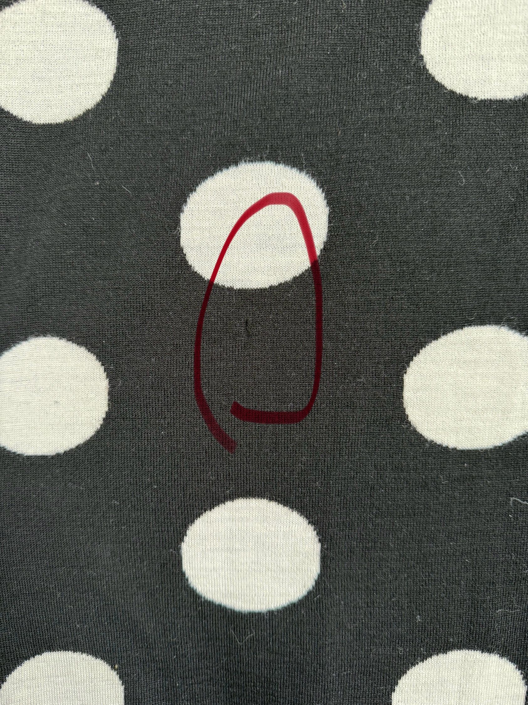 Sonia Rykiel Sonia by Sonia Rykiel Polka Dot Knit Sweater Size M / US 6-8 / IT 42-44 - 7 Thumbnail
