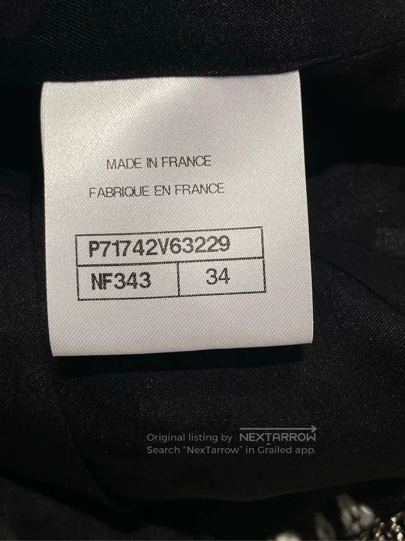 Chanel Chanel 21k silver black sequin glitter jacket Size XXS / US 00 / IT 34 - 5 Thumbnail