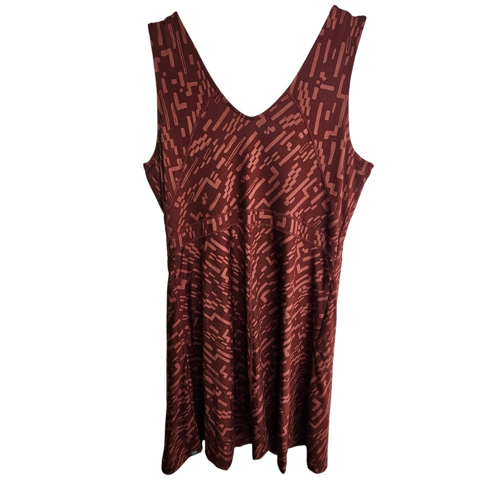 Titleist Title Nine Womens Dream V Neck Desert Path Mini Dress Sporty Size L / US 10 / IT 46 - 10 Thumbnail