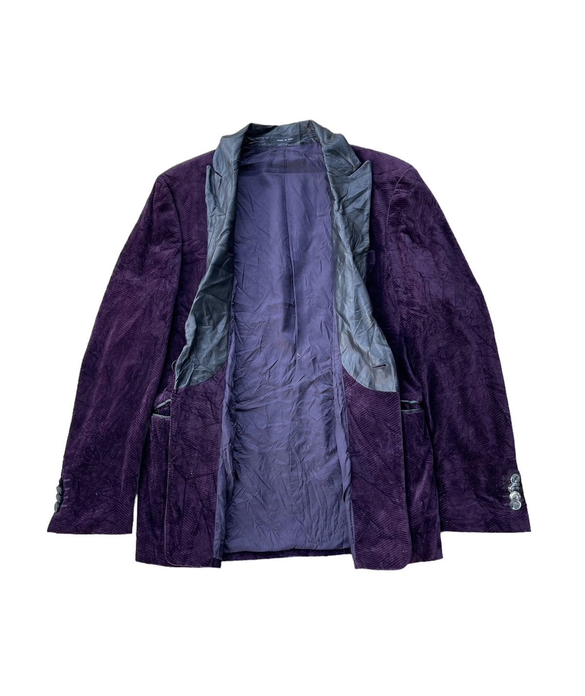 Emporio Armani EMPORIO ARMANI VELVET SUIT JACKET Size US S / EU 44-46 / 1 - 4 Thumbnail