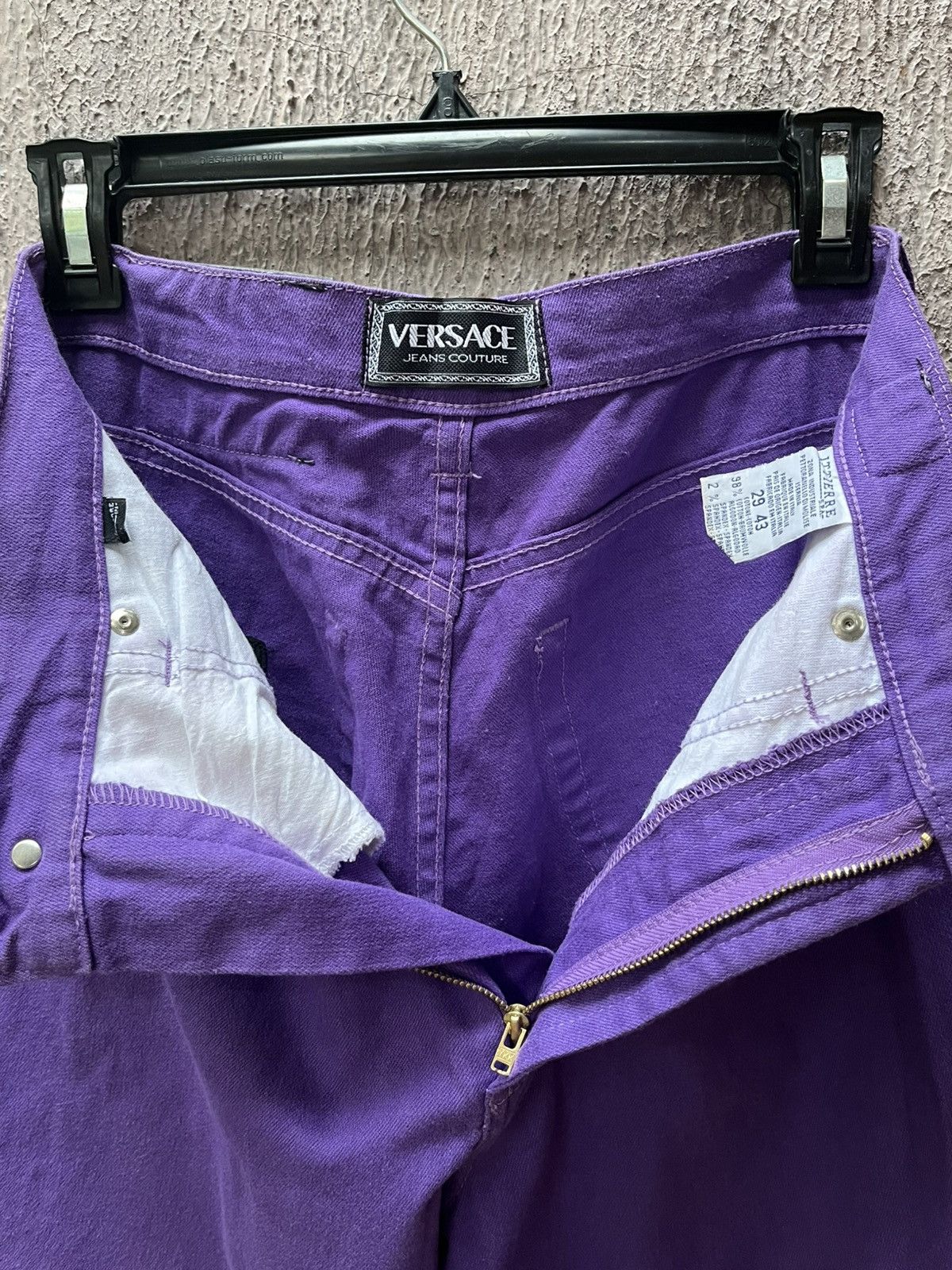 Versace Jeans Couture Versace Jeans Purple Size US 29 - 10 Thumbnail