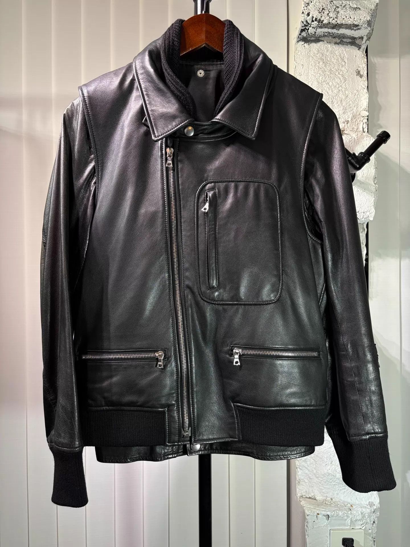 Undercover Undercover 11aw 3-Way Biker Jacket Vest Set Size 2 Size US M / EU 48-50 / 2 - 1 Thumbnail