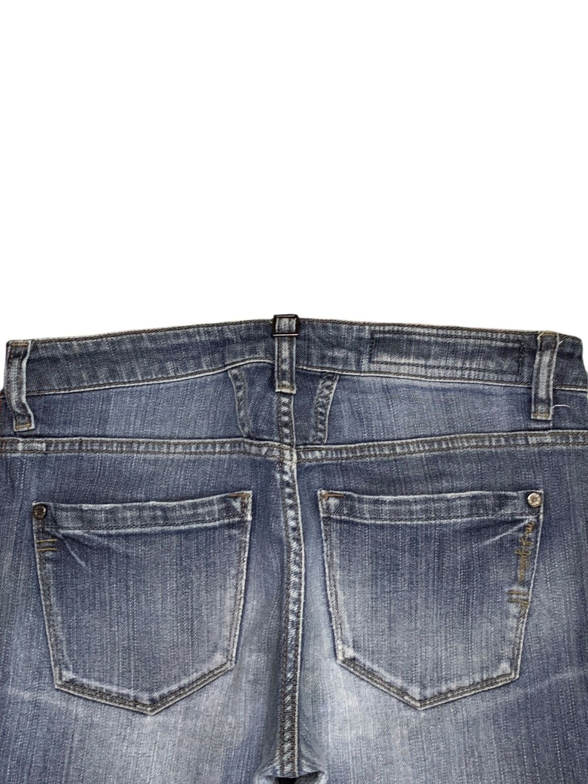 Designer × Marithe + Francois Girbaud Vintage Girbaud Faded Wash Distressed Slim Jeans Size 30" / US 8 / IT 44 - 8 Thumbnail