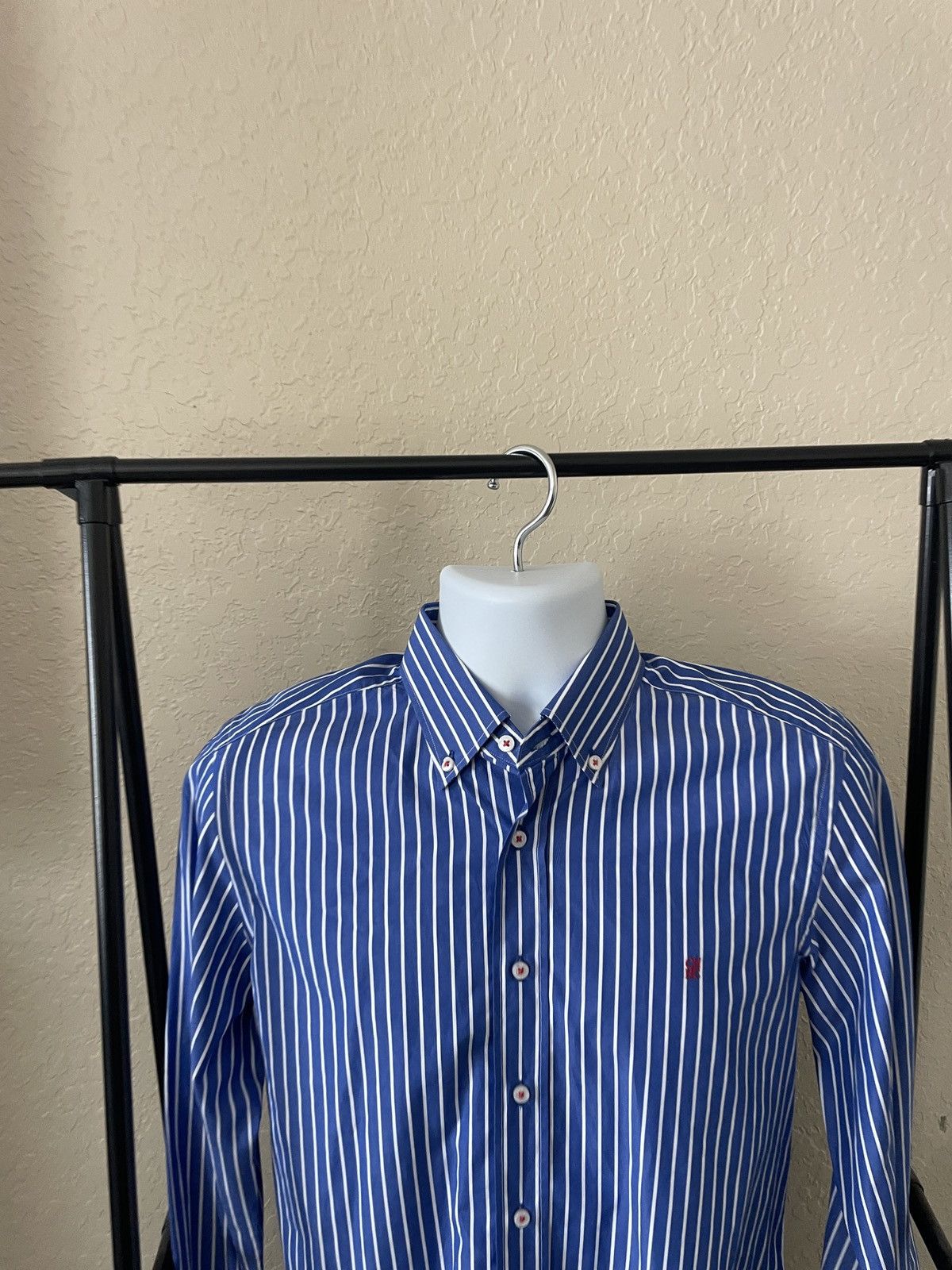 Carolina Herrera Striped Button Down shirt Size US M / EU 48-50 / 2 - 2 Thumbnail
