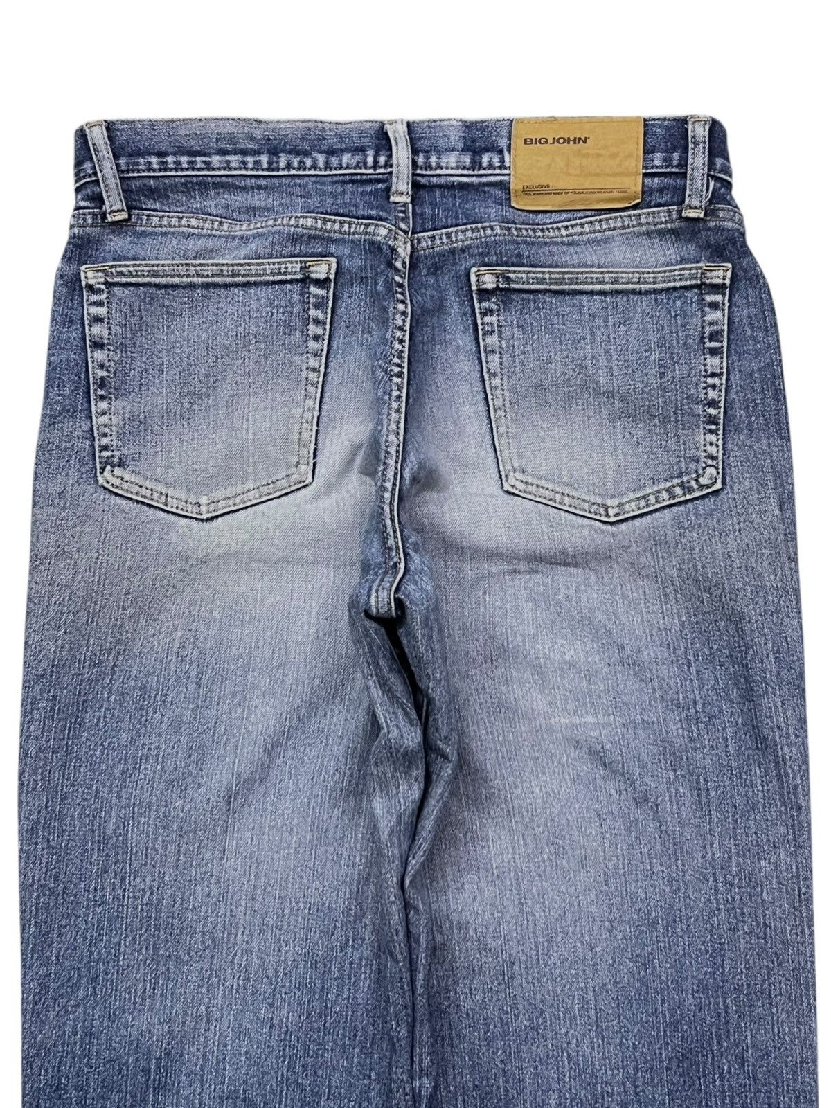 Big John Loose Vintage Big John - Faded Wash, Distressed Denim Size US 32 / EU 48 - 5 Thumbnail